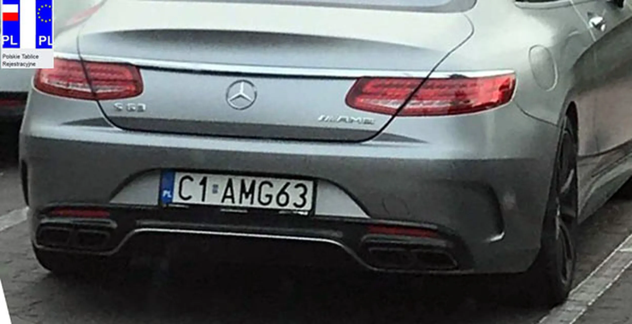 Fajny numer, blacha C1 AMG63