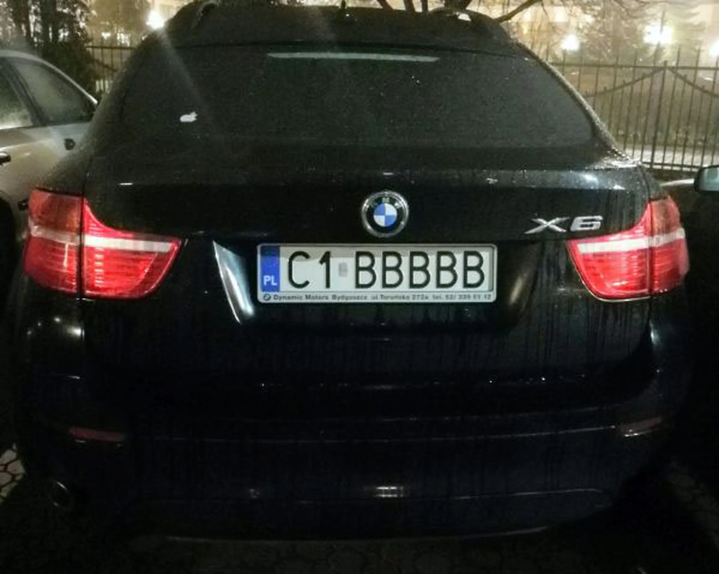 Fajny numer, blacha C1 BBBBB