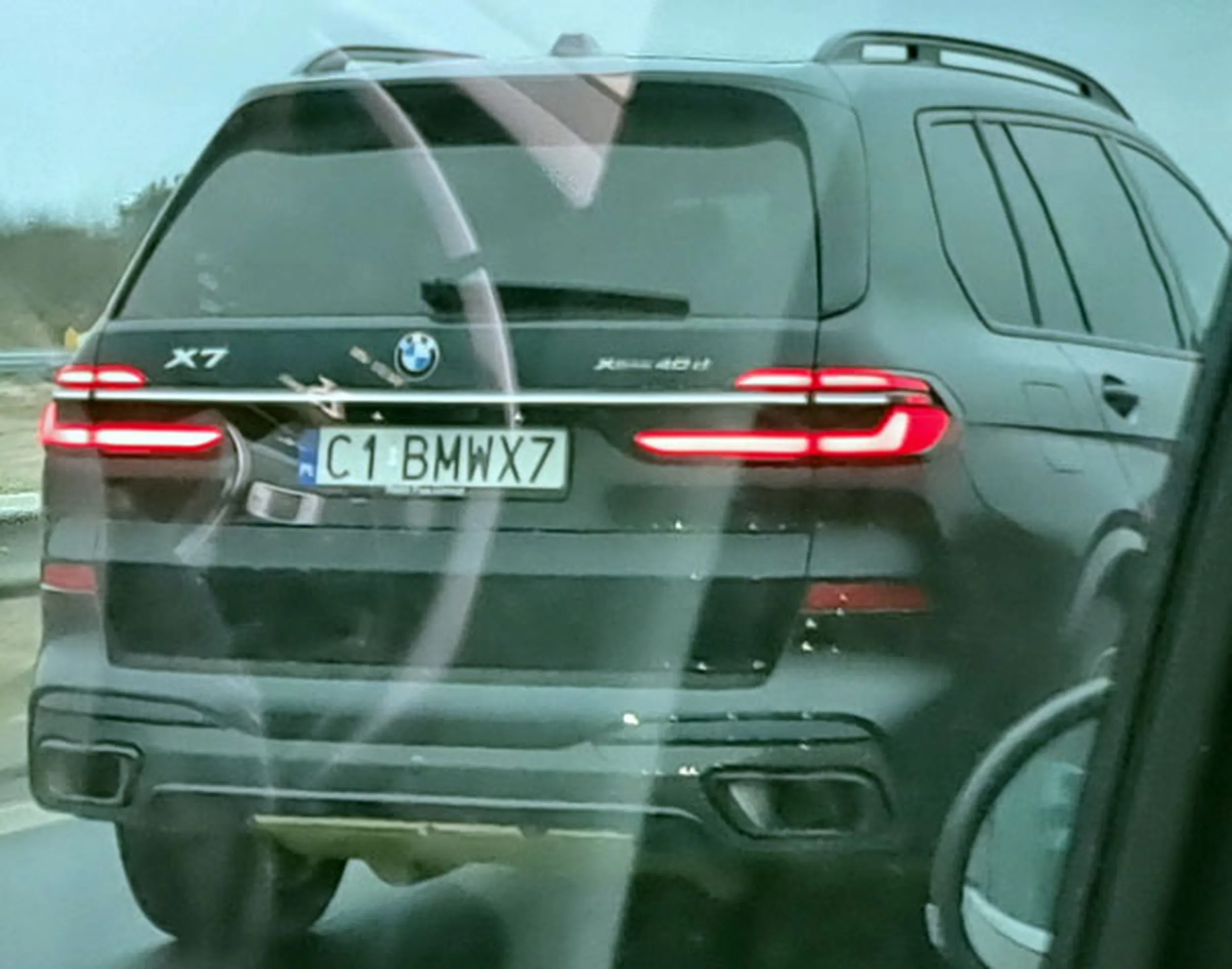 Fajny numer, blacha C1 BMWX7
