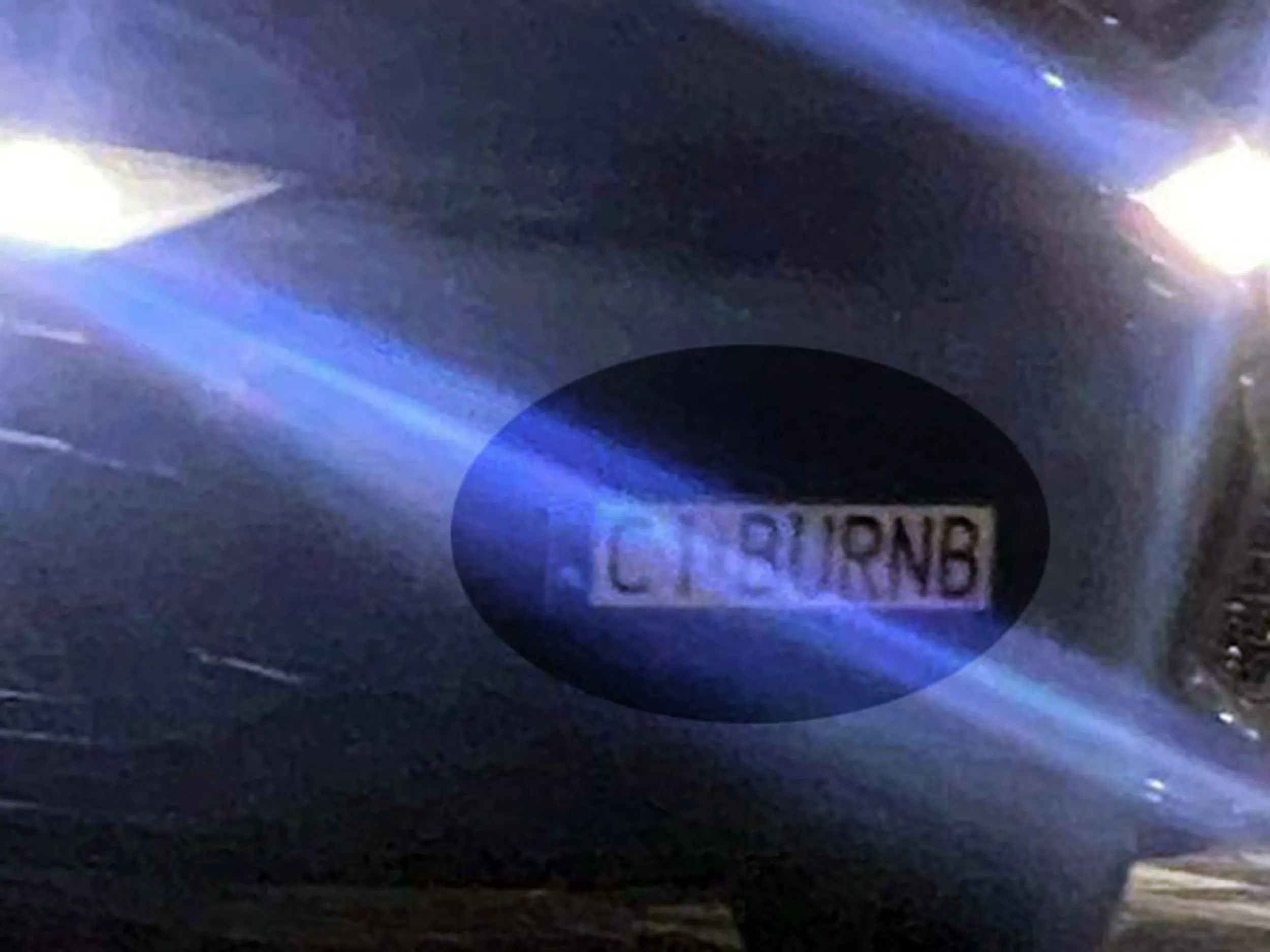 Fajny numer, blacha C1 BURNB