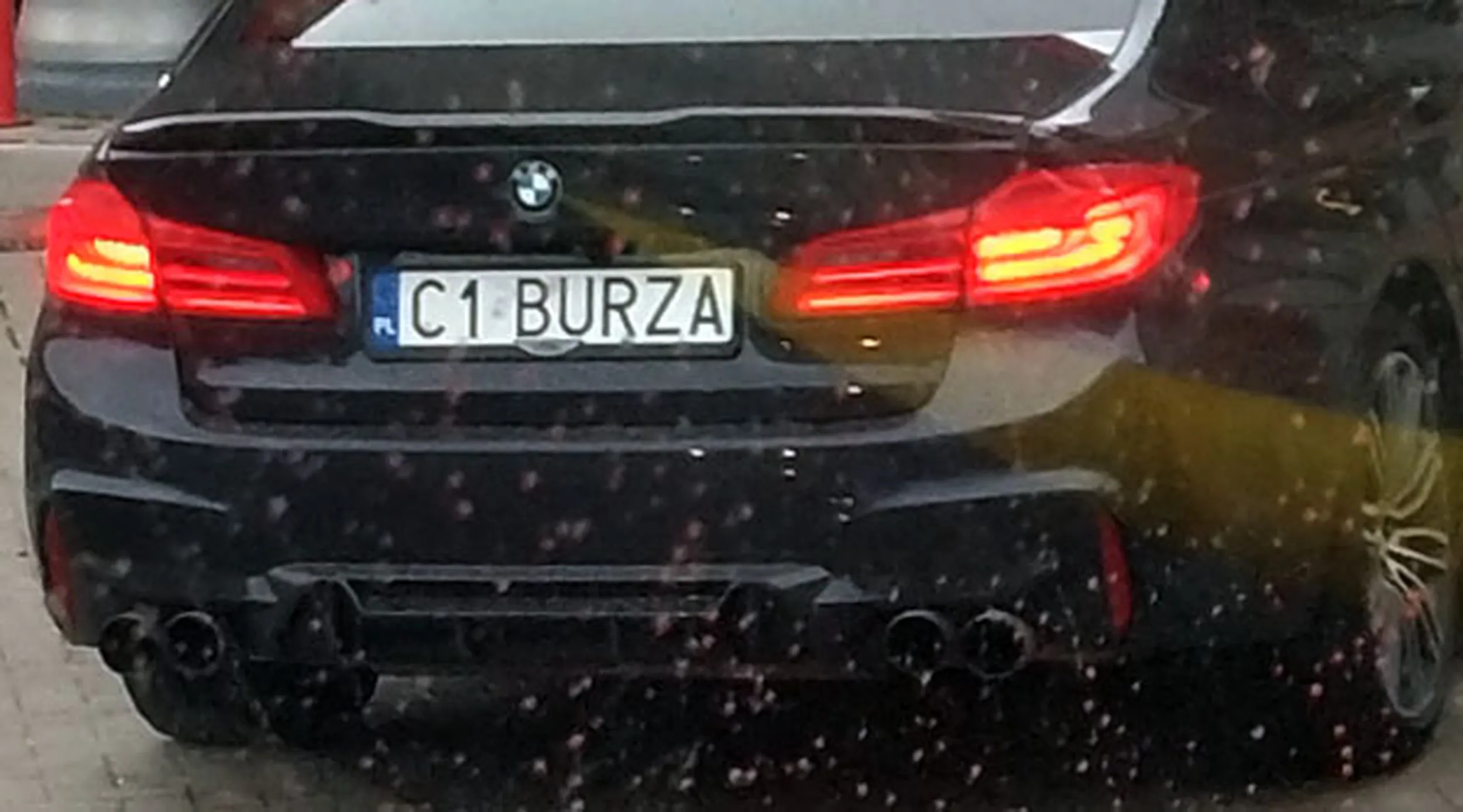 Fajny numer, blacha C1 BURZA