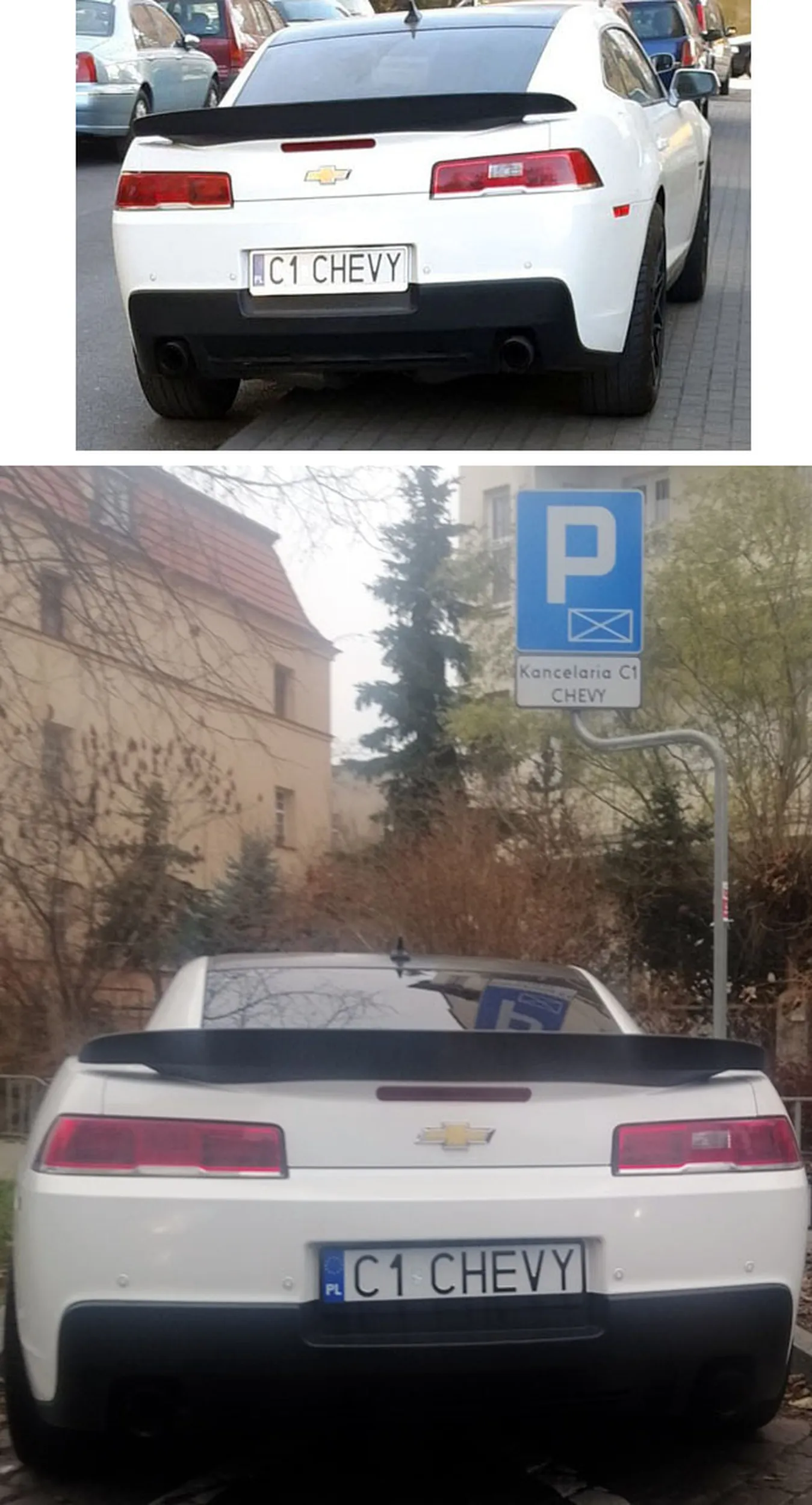 Fajny numer, blacha C1 CHEVY