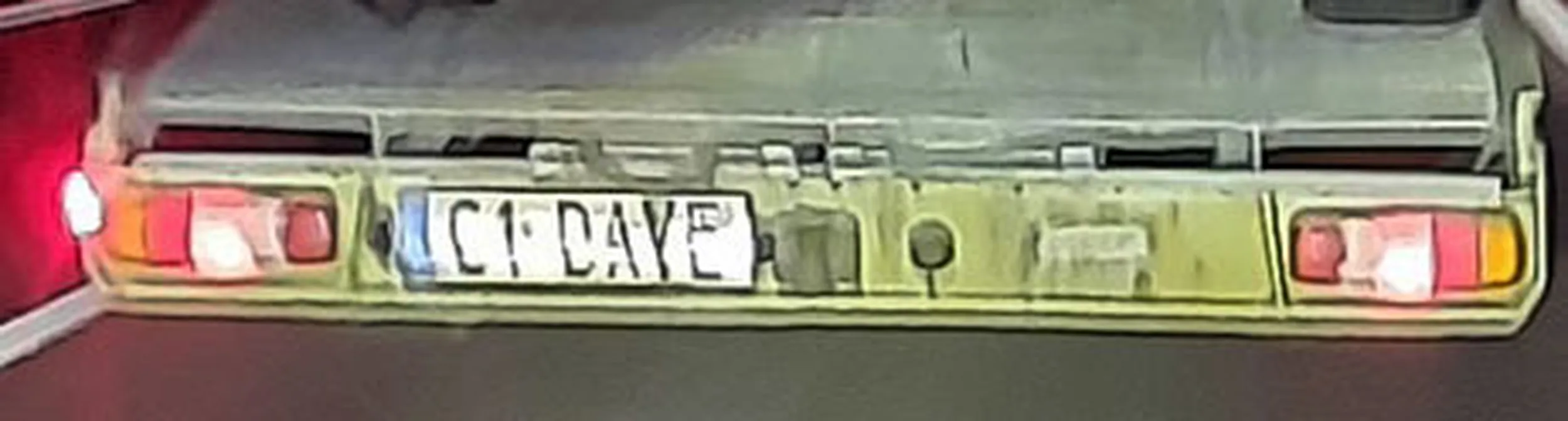 Fajny numer, blacha C1 DAVE