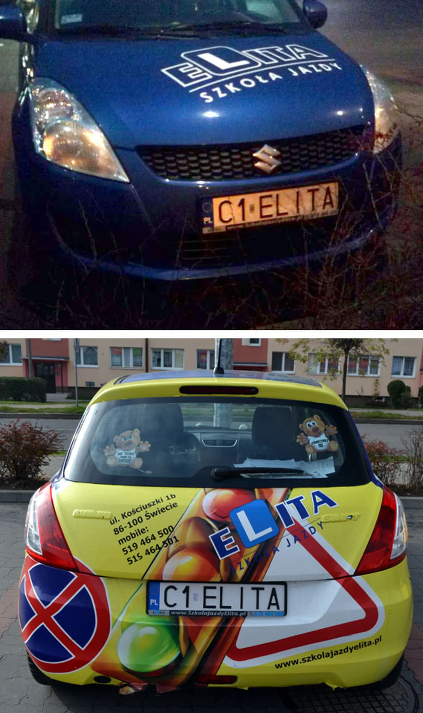 Fajny numer, blacha C1 ELITA