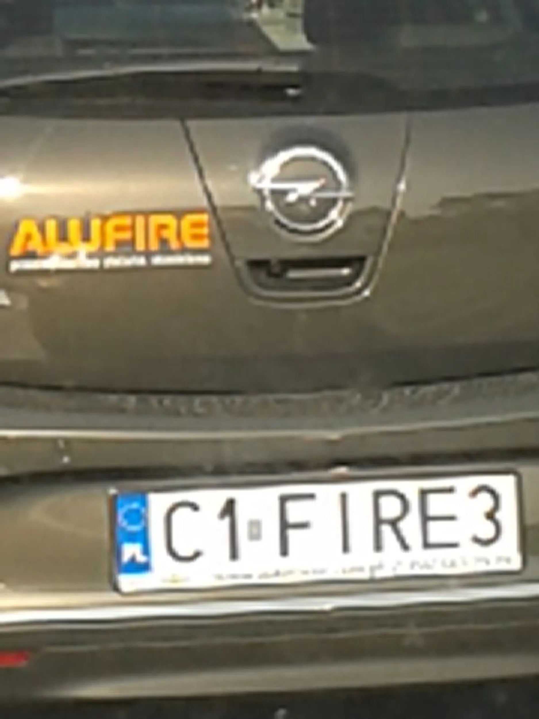 Fajny numer, blacha C1 FIRE3