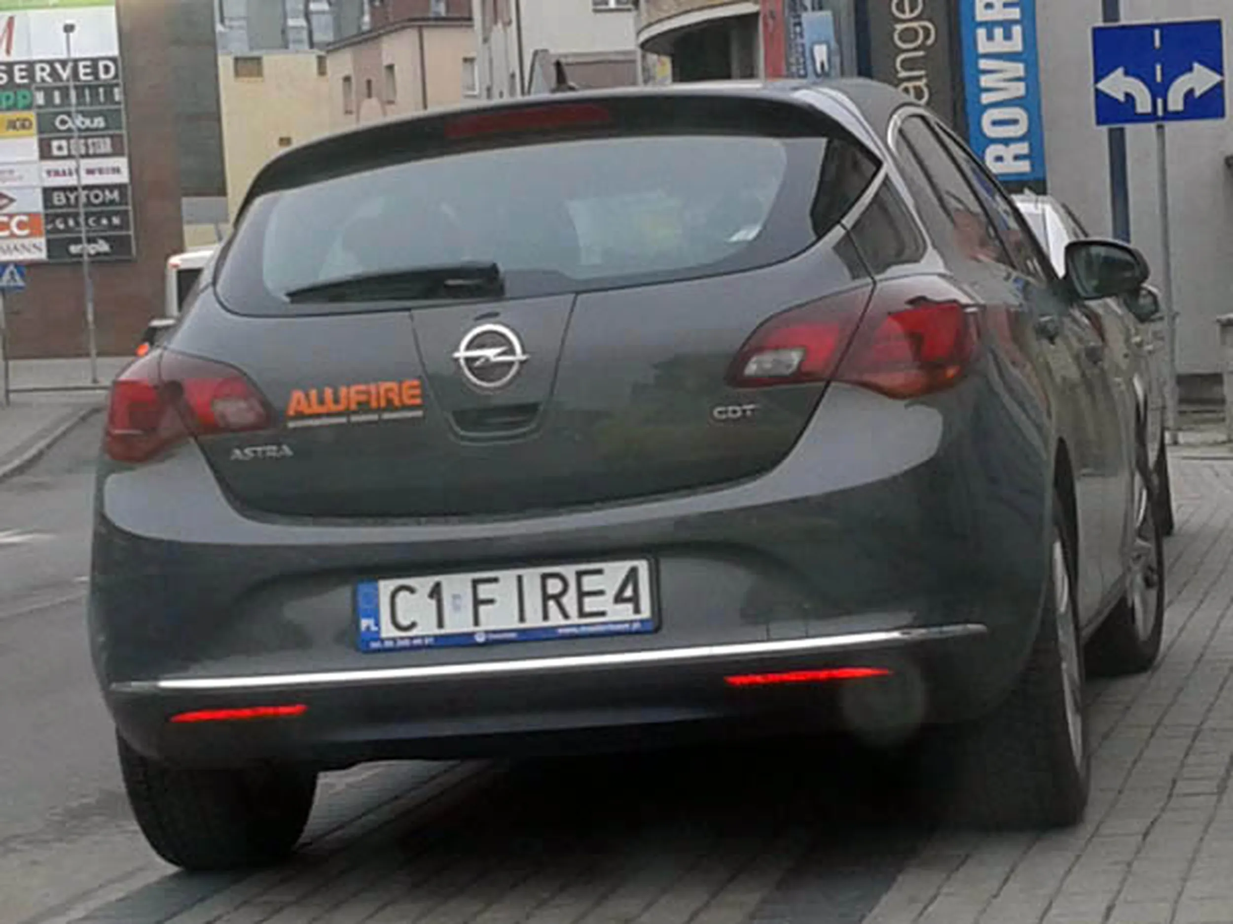 Fajny numer, blacha C1 FIRE4