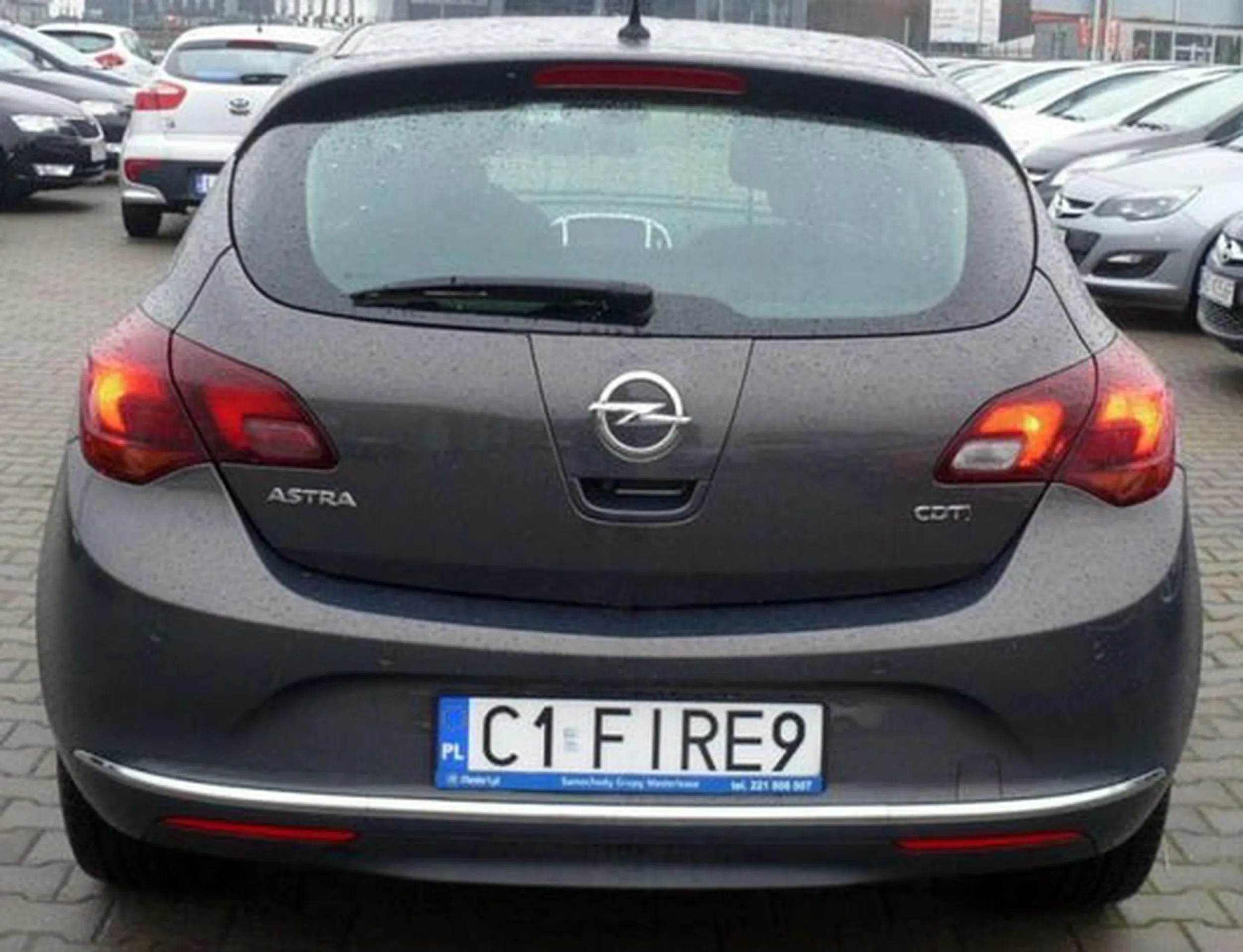 Fajny numer, blacha C1 FIRE9