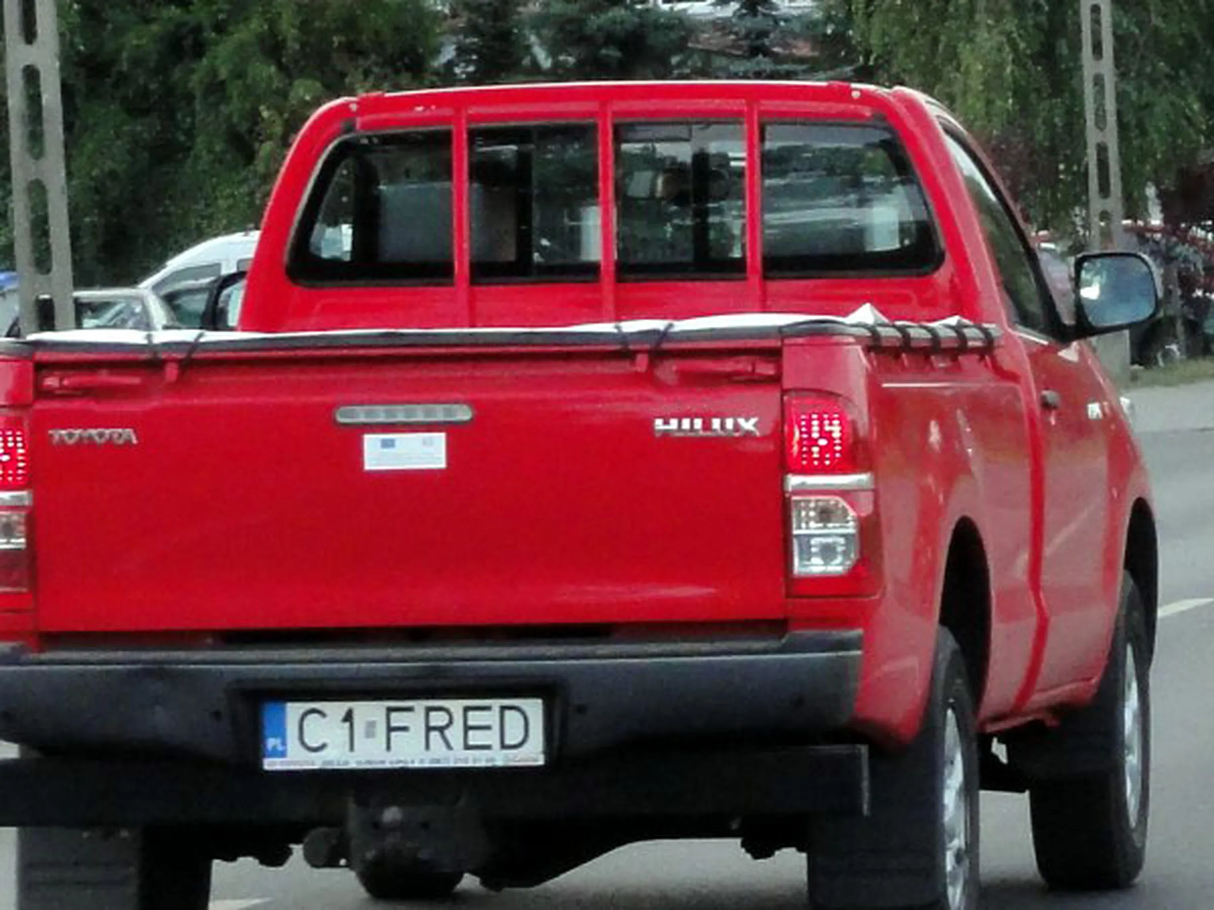 Fajny numer, blacha C1 FRED