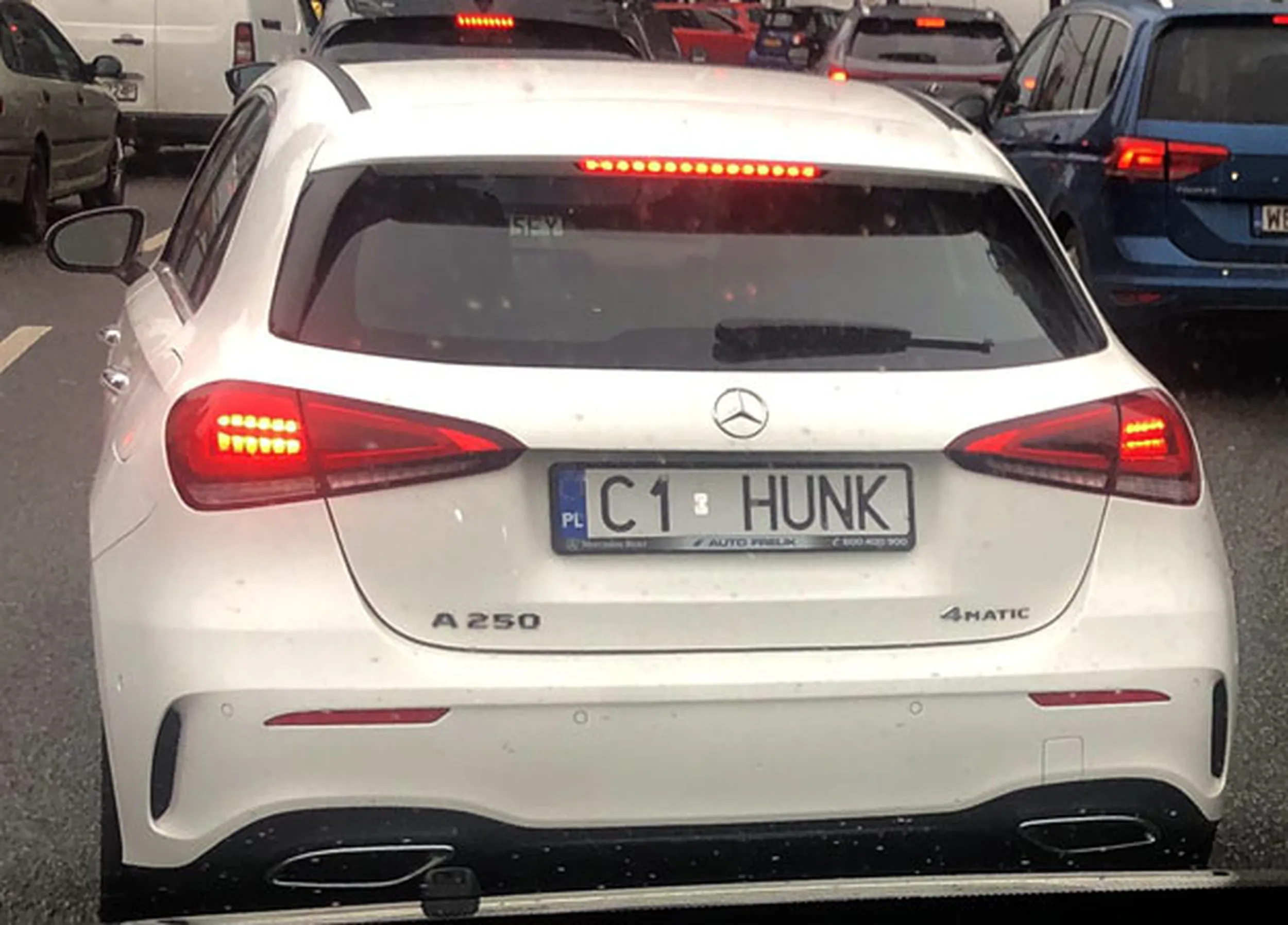 Fajny numer, blacha C1 HUNK