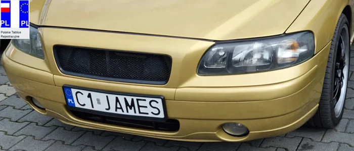 Fajny numer, blacha C1 JAMES