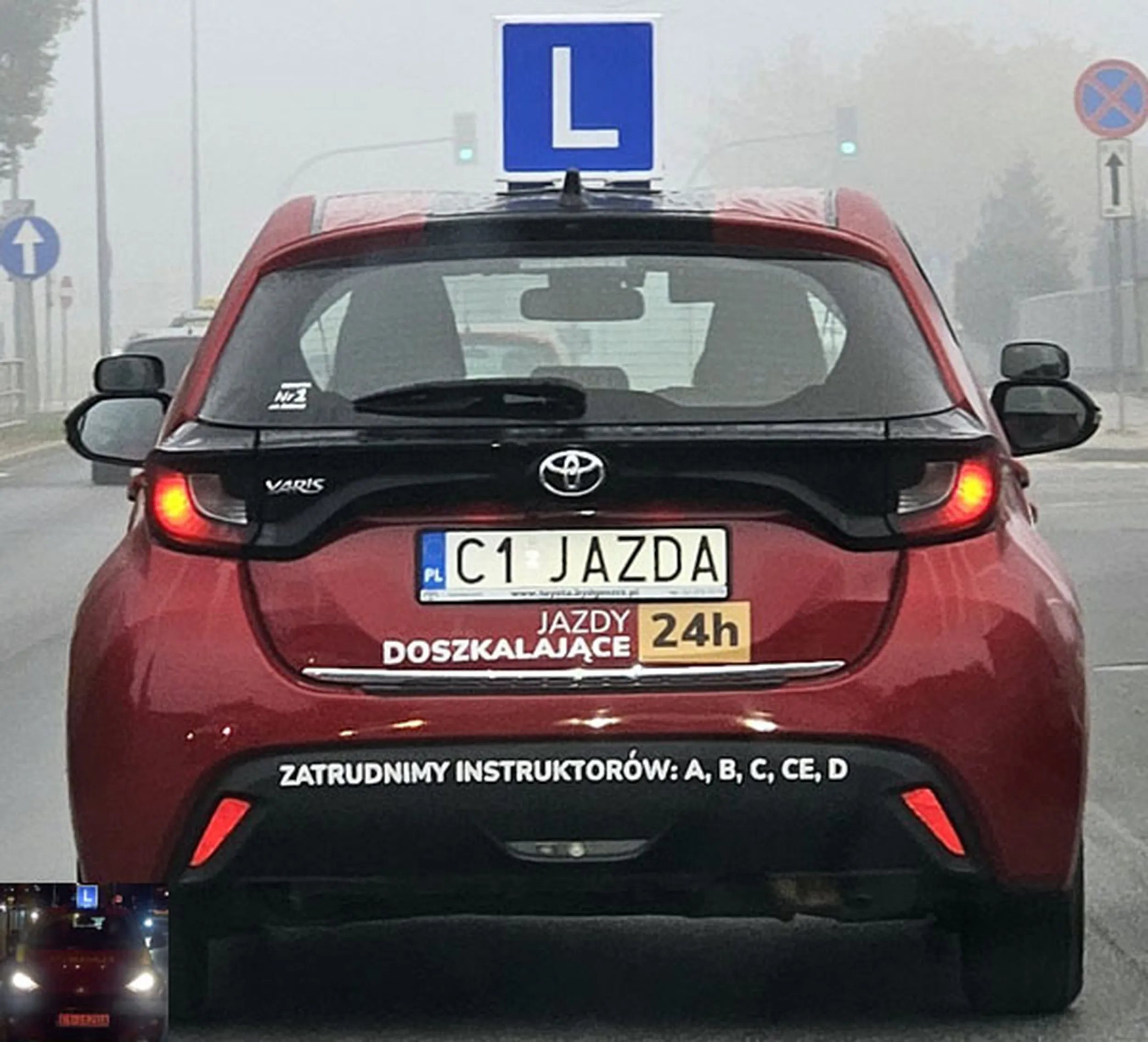 Fajny numer, blacha C1 JAZDA