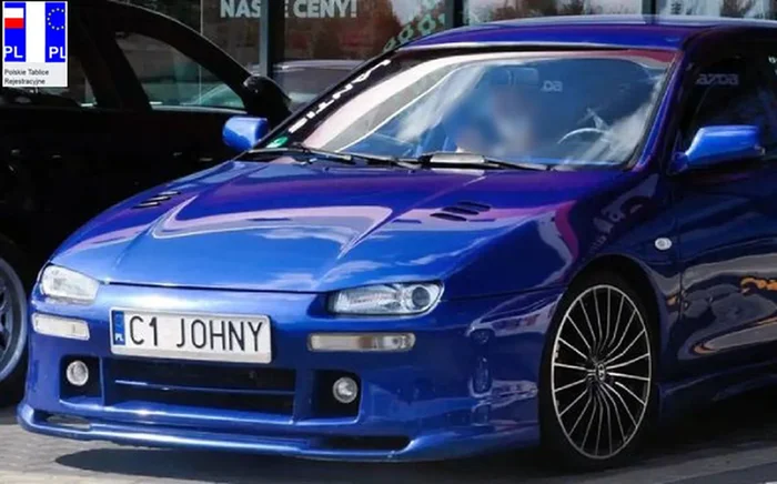 Fajny numer, blacha C1 JOHNY