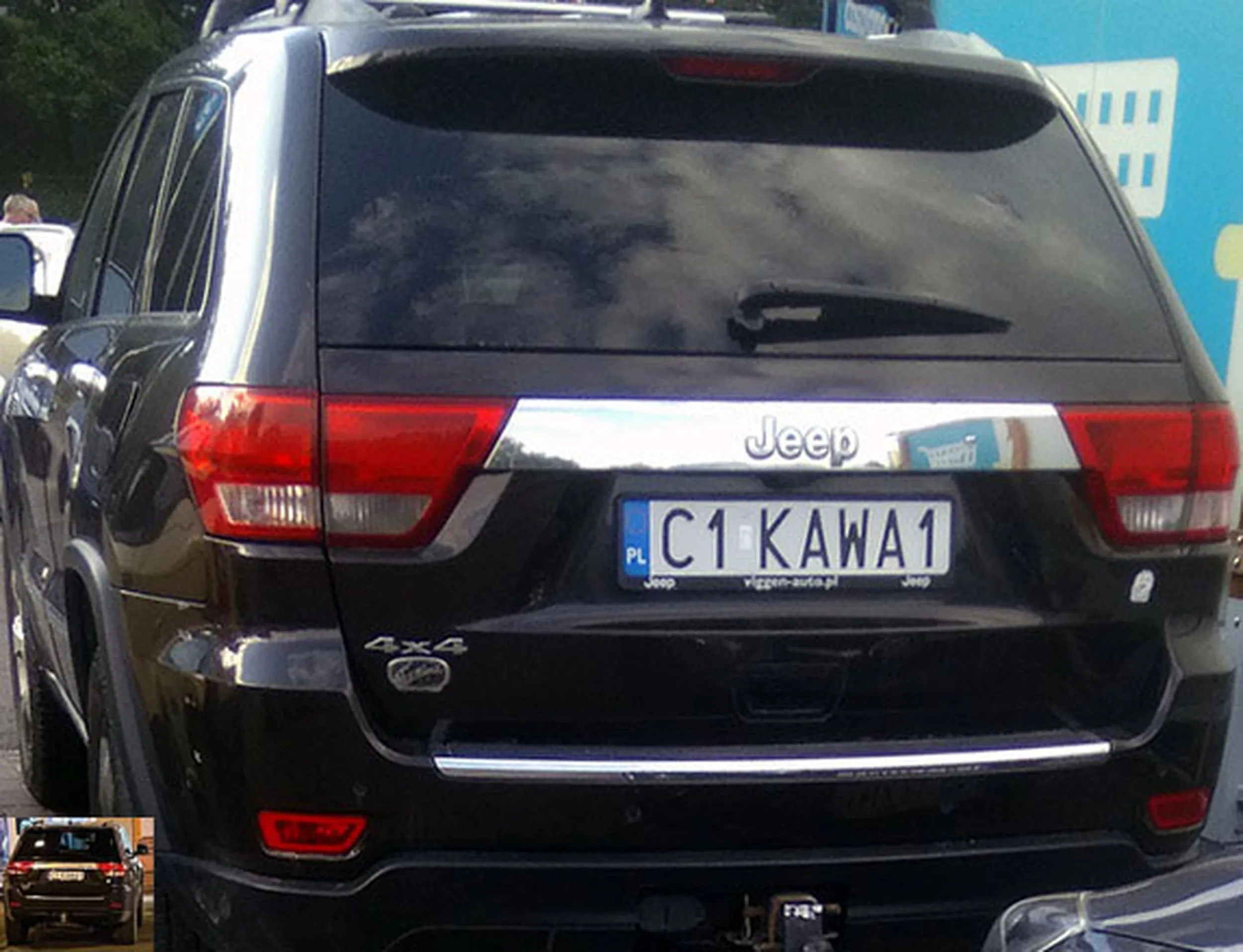 Fajny numer, blacha C1 KAWA1