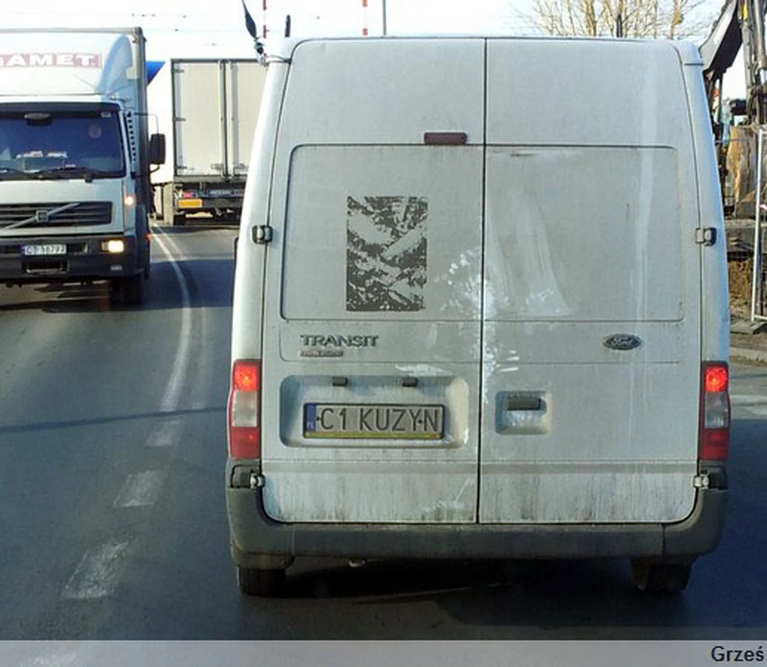 Fajny numer, blacha C1 KUZYN