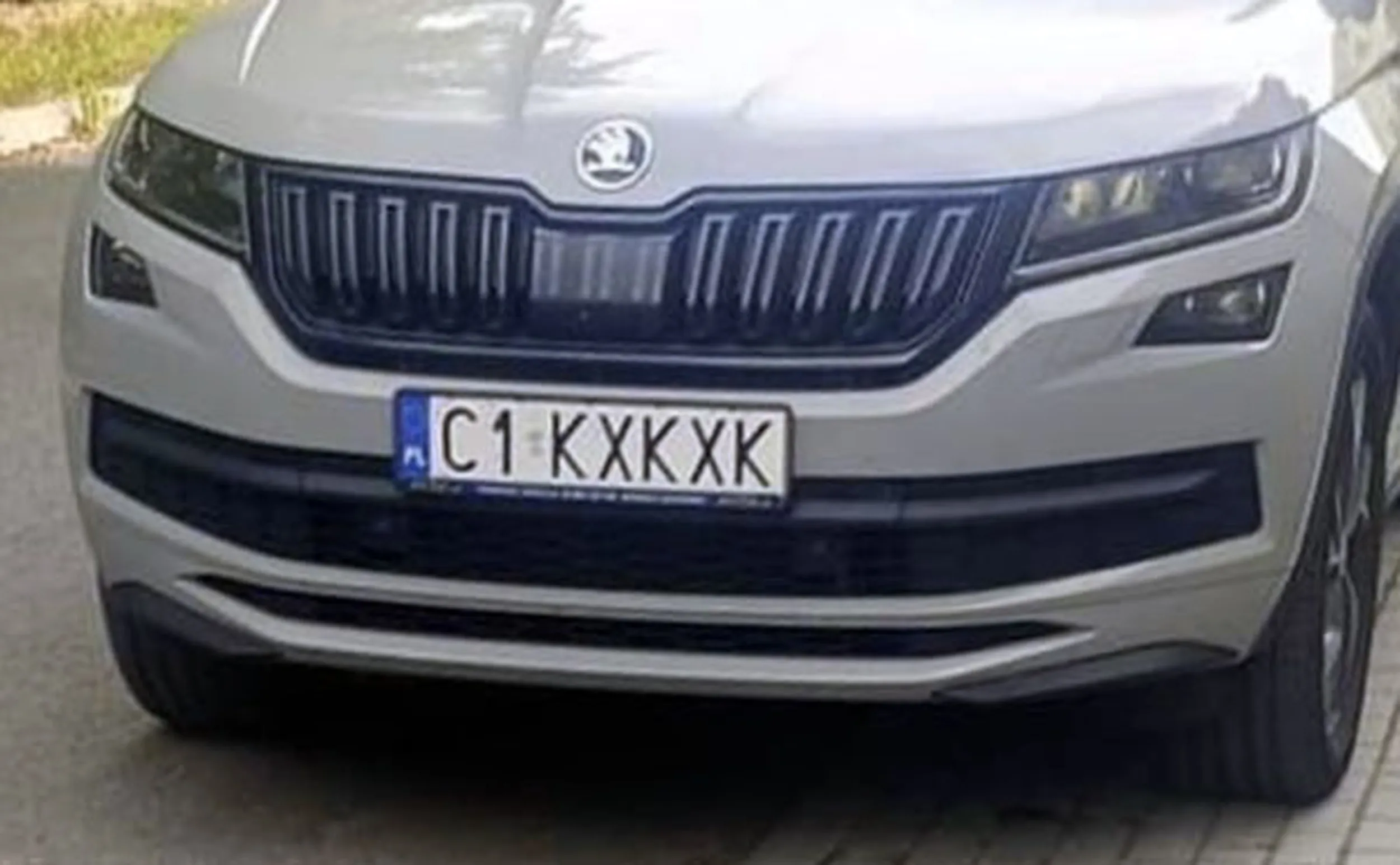 Fajny numer, blacha C1 KXKXK