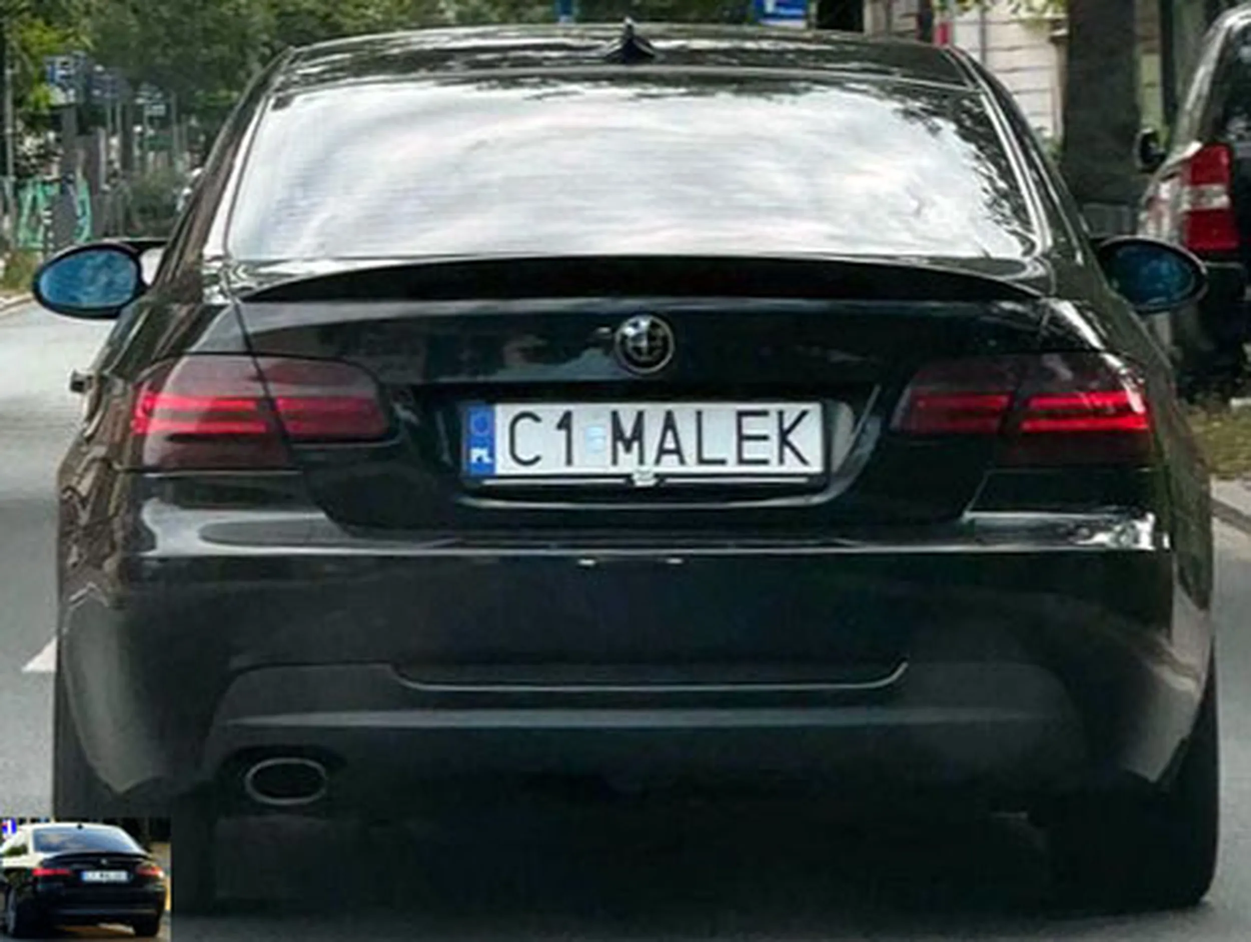 Fajny numer, blacha C1 MALEK