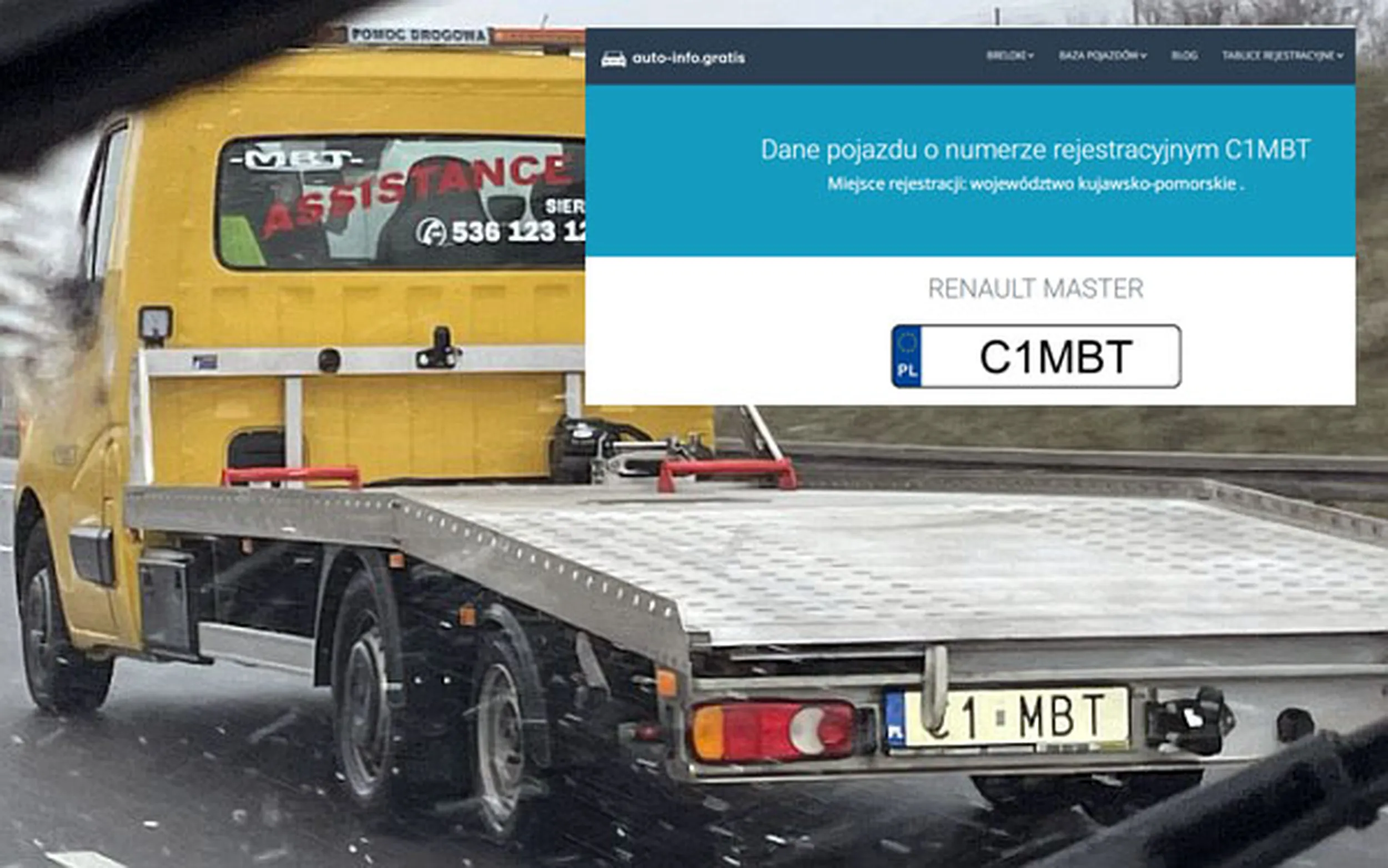 Fajny numer, blacha C1 MBT