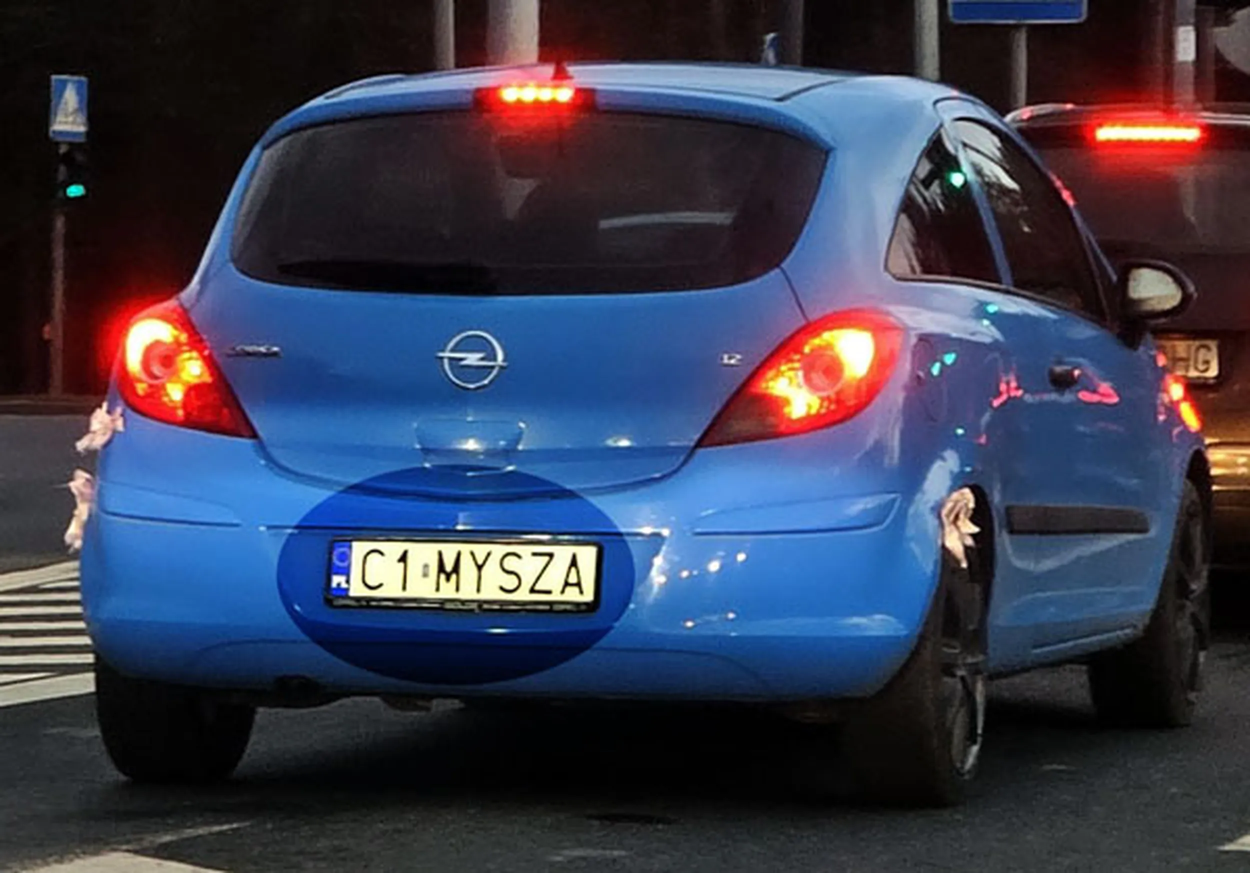 Fajny numer, blacha C1 MYSZA