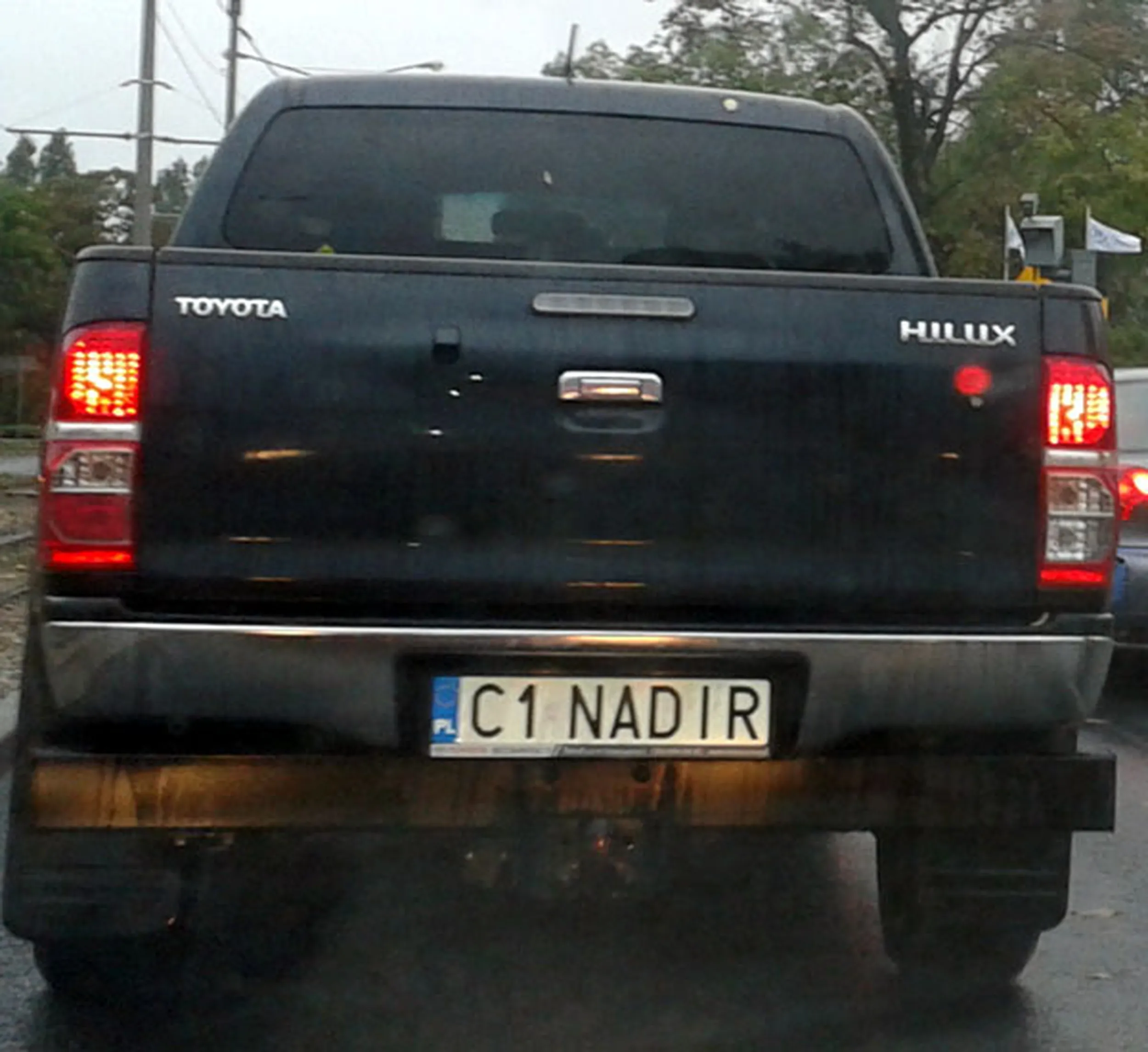 Fajny numer, blacha C1 NADIR