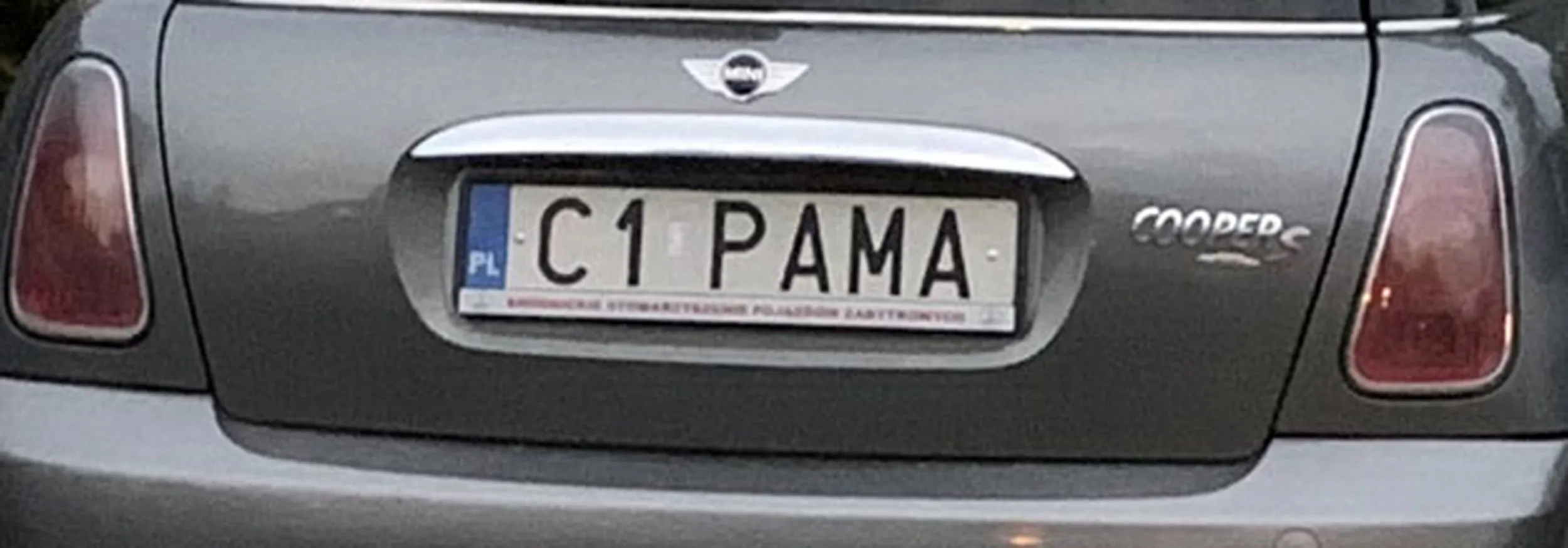Fajny numer, blacha C1 PAMA