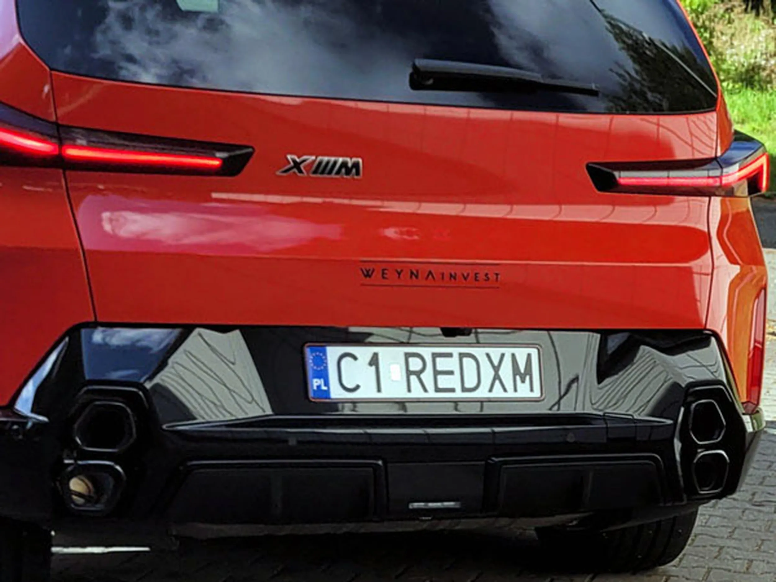 Fajny numer, blacha C1 REDXM