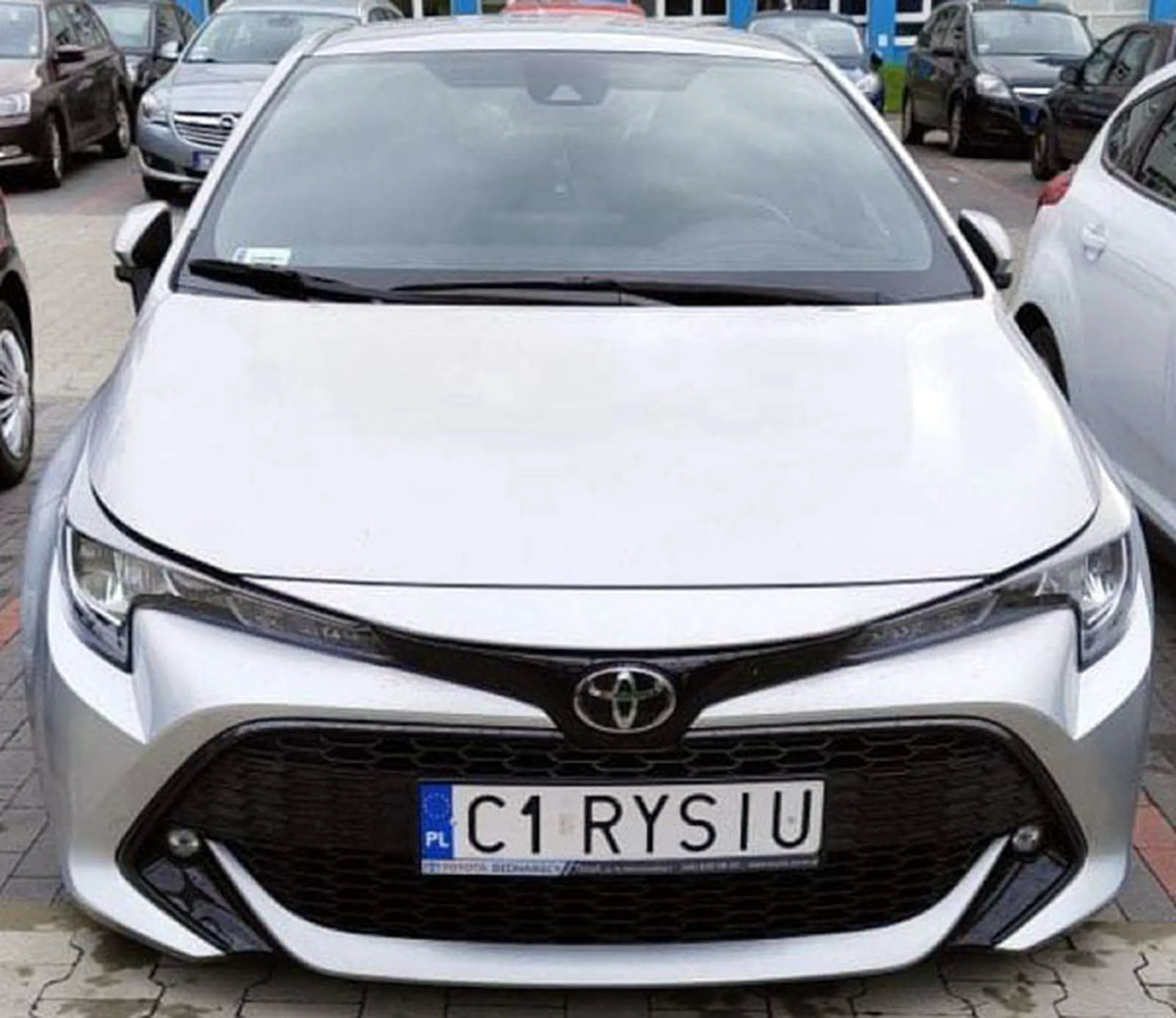 Fajny numer, blacha C1 RYSIU