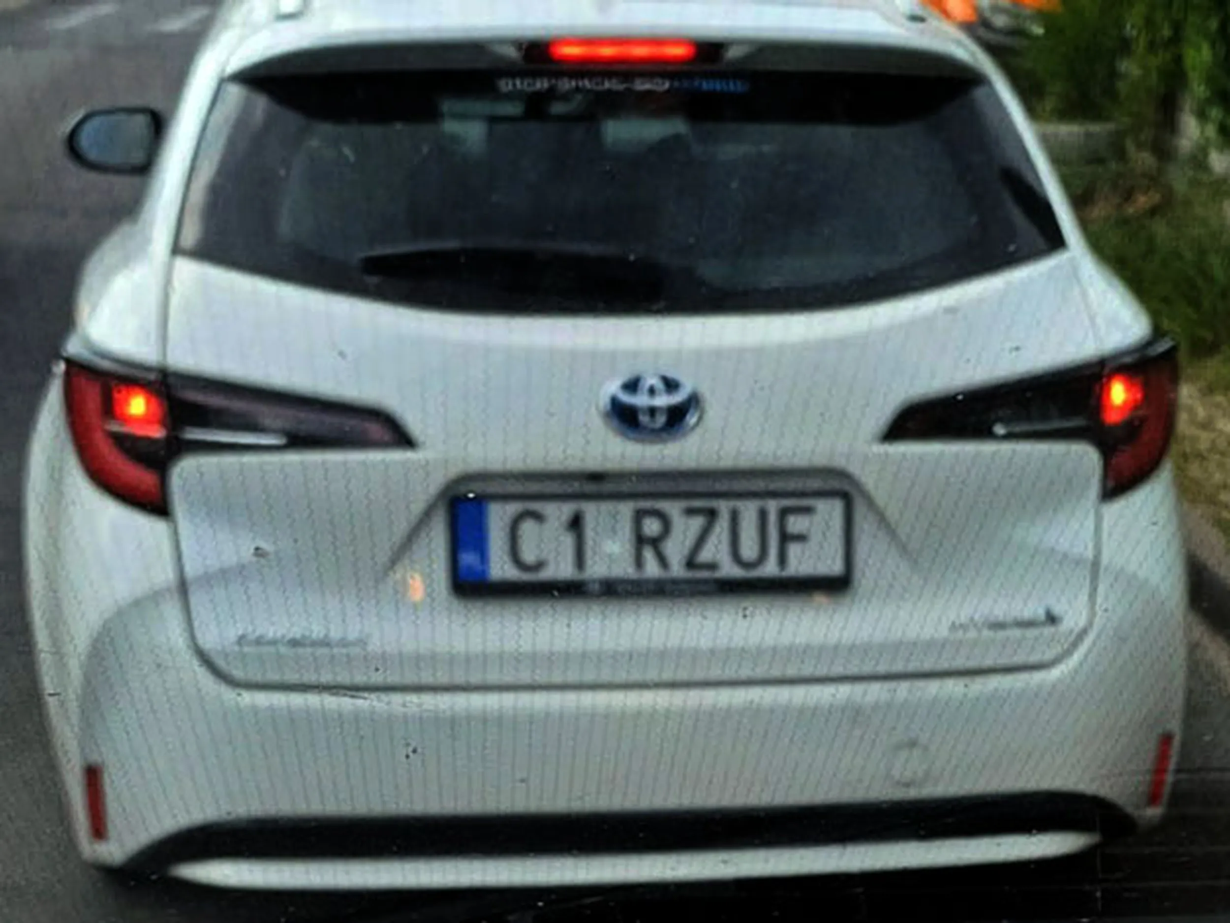 Fajny numer, blacha C1 RZUF