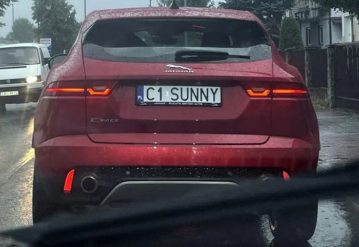 Fajny numer, blacha C1 SUNNY