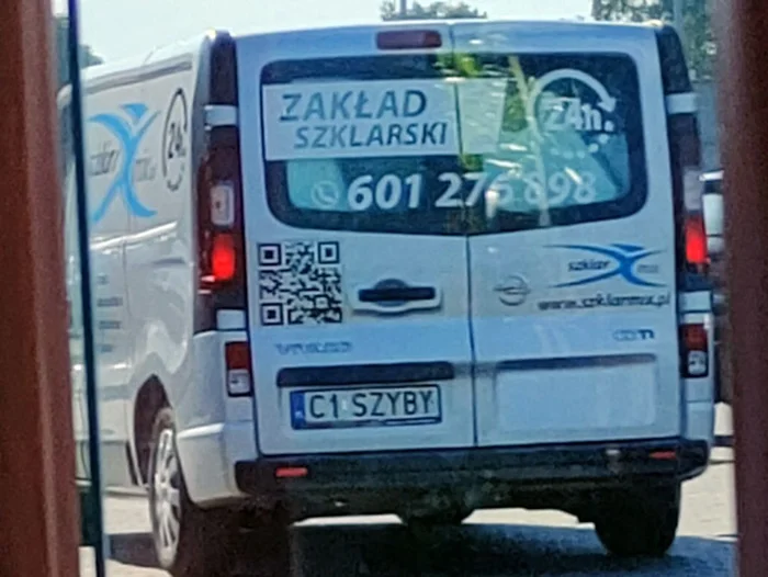 Fajny numer, blacha C1 SZYBY