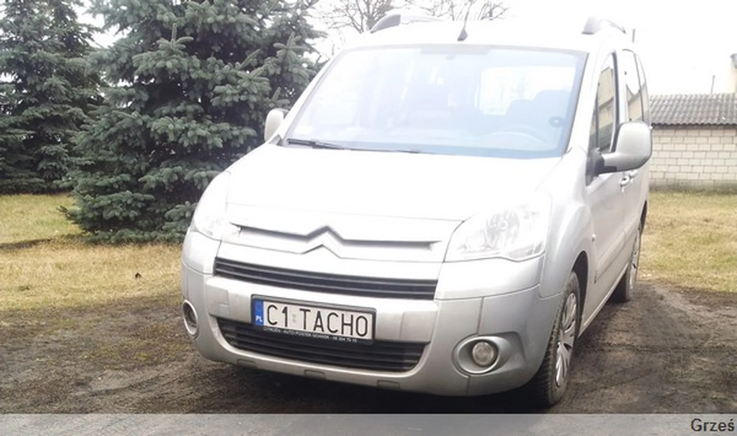 Fajny numer, blacha C1 TACHO