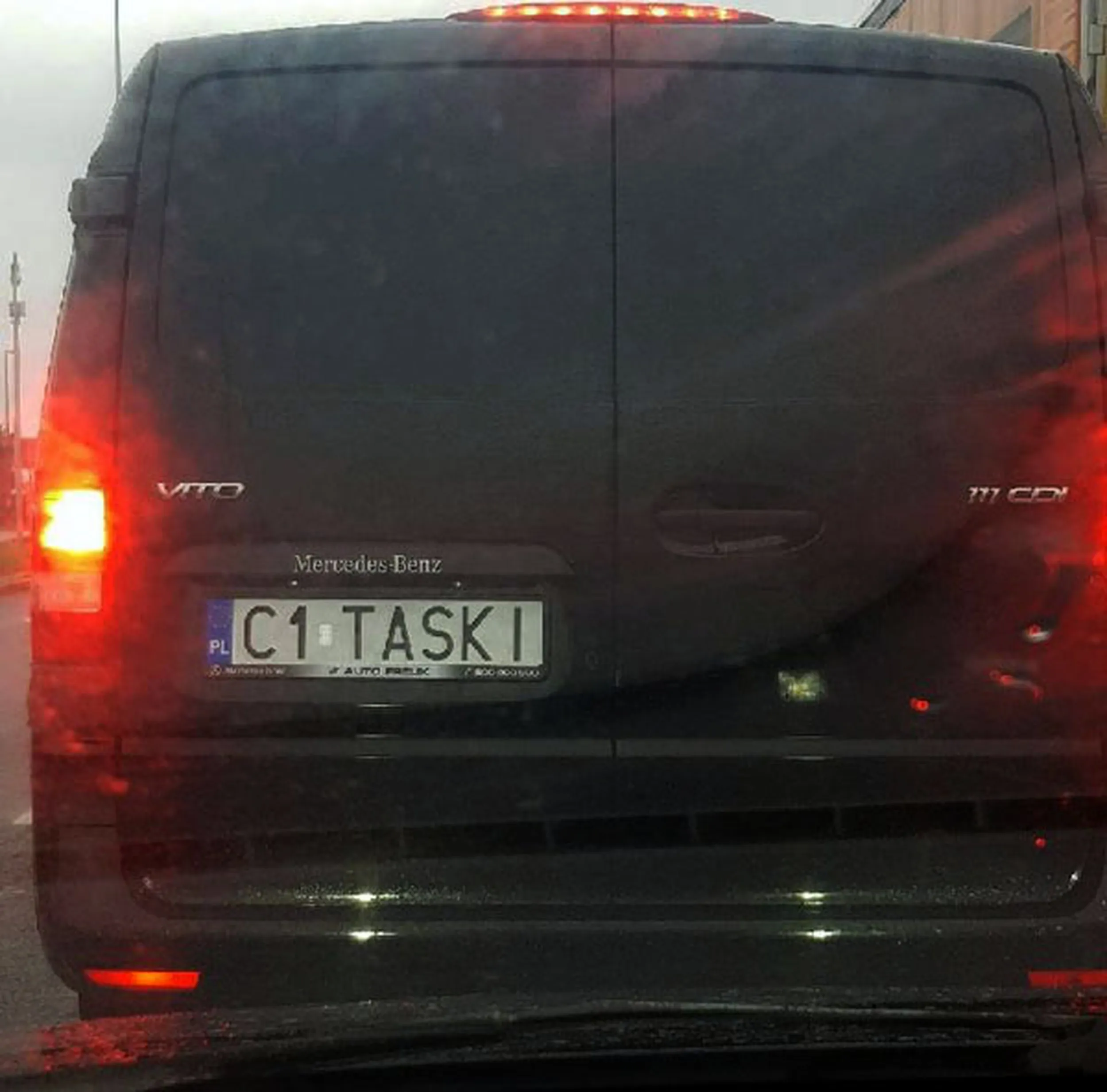 Fajny numer, blacha C1 TASKI