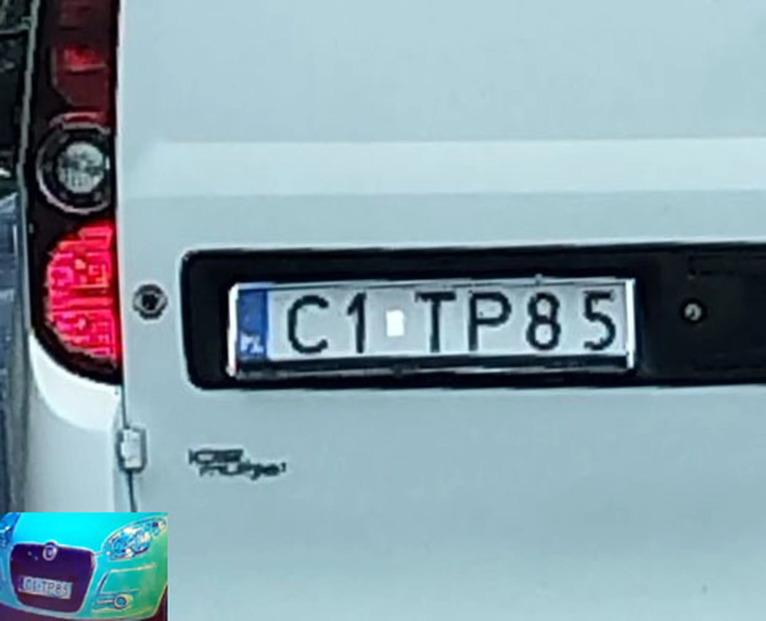 Fajny numer, blacha C1 TP85