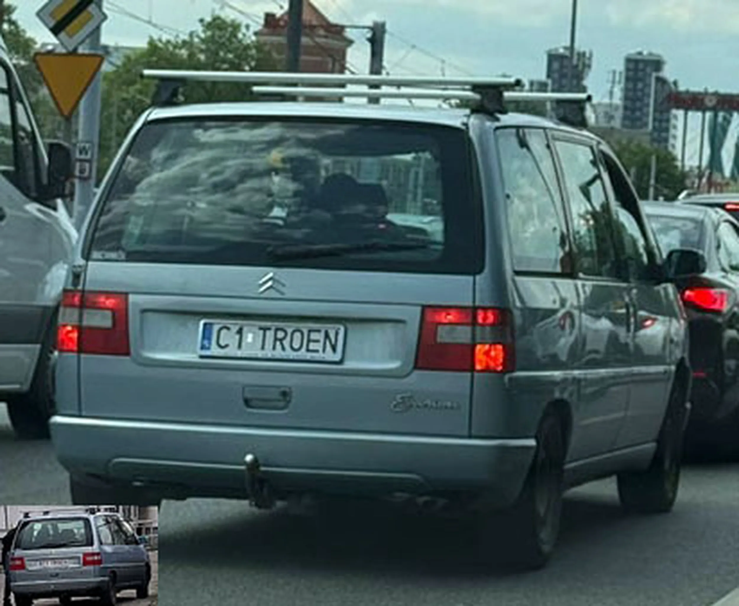 Fajny numer, blacha C1 TROEN