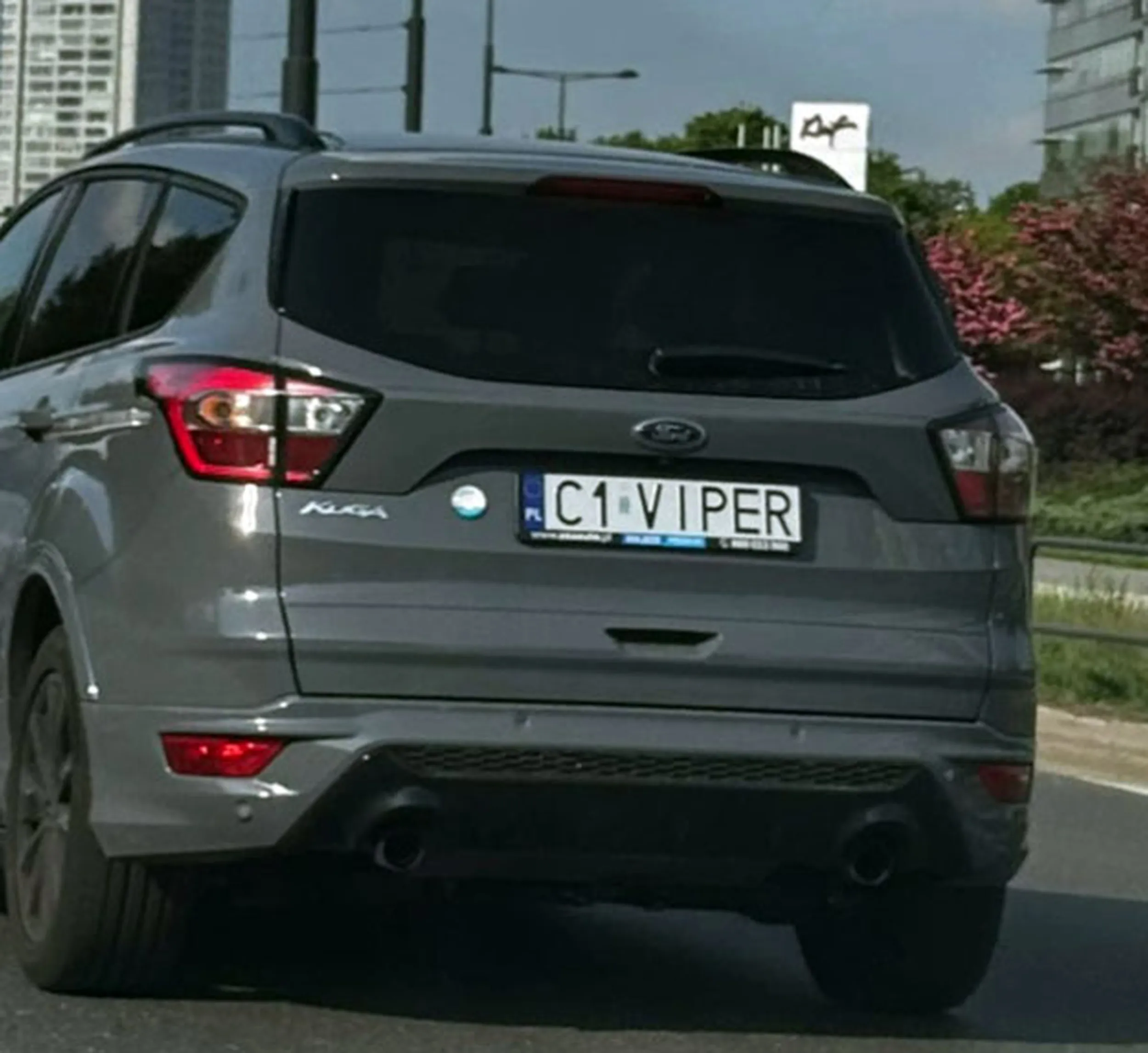 Fajny numer, blacha C1 VIPER