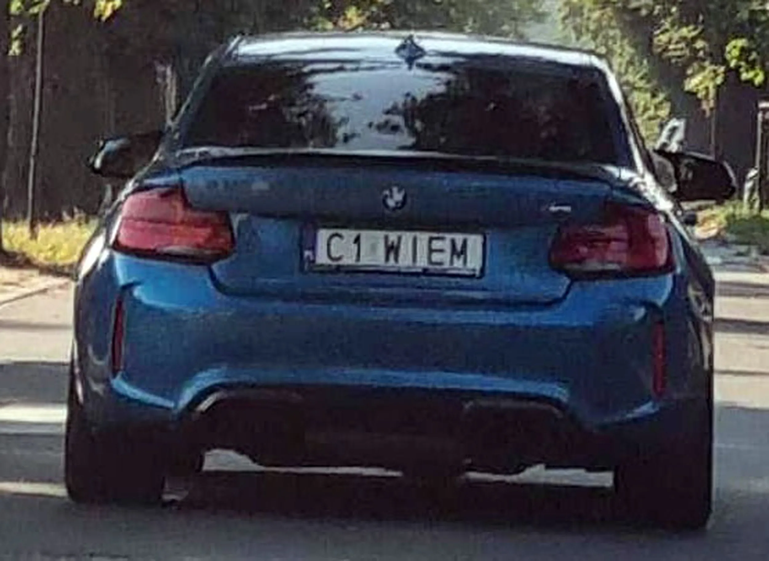 Fajny numer, blacha C1 WIEM