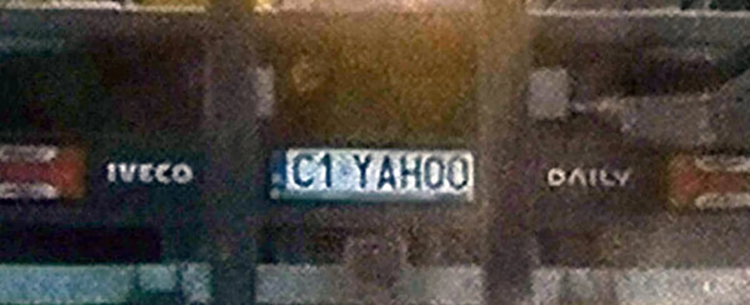 Fajny numer, blacha C1 YAHOO