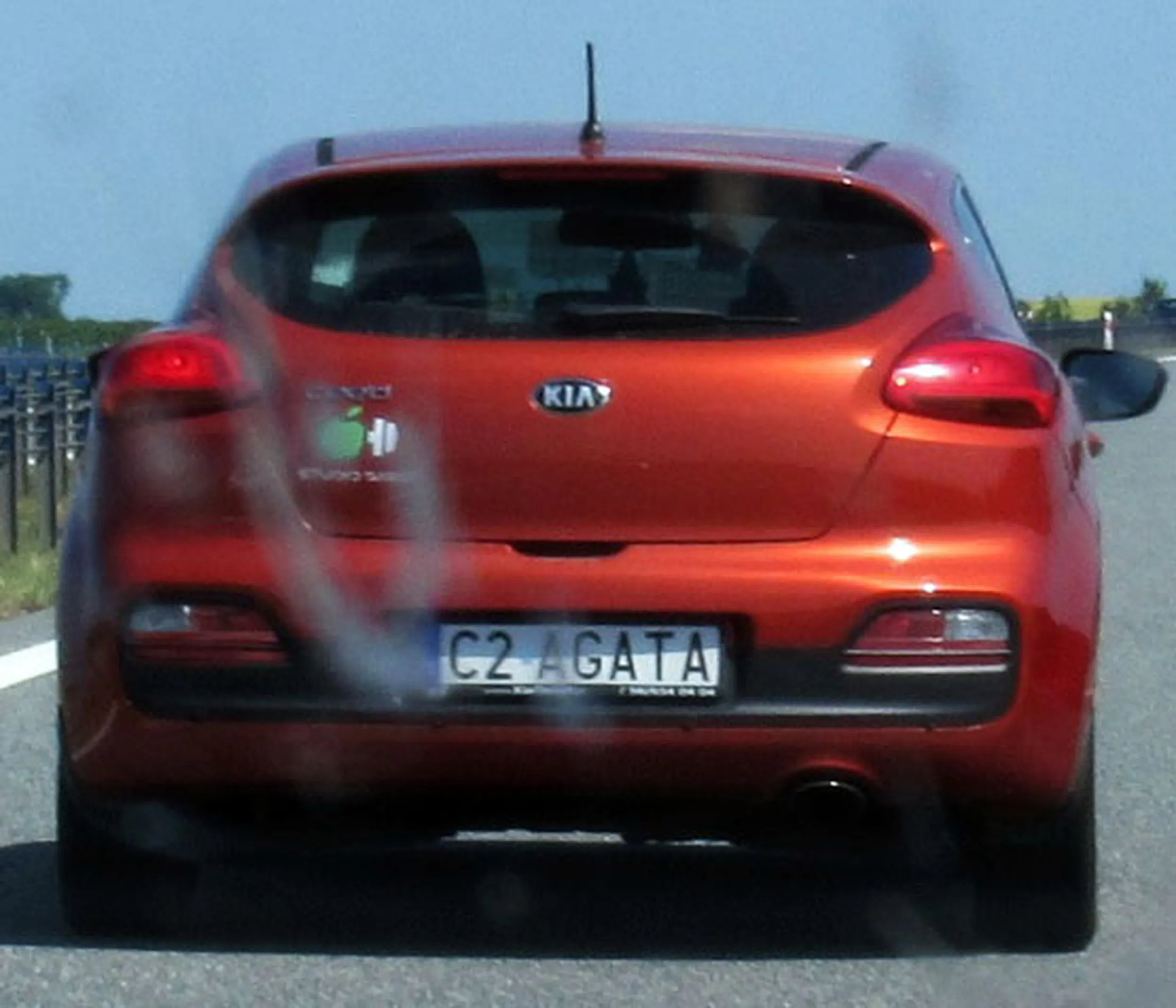 Fajny numer, blacha C2 AGATA