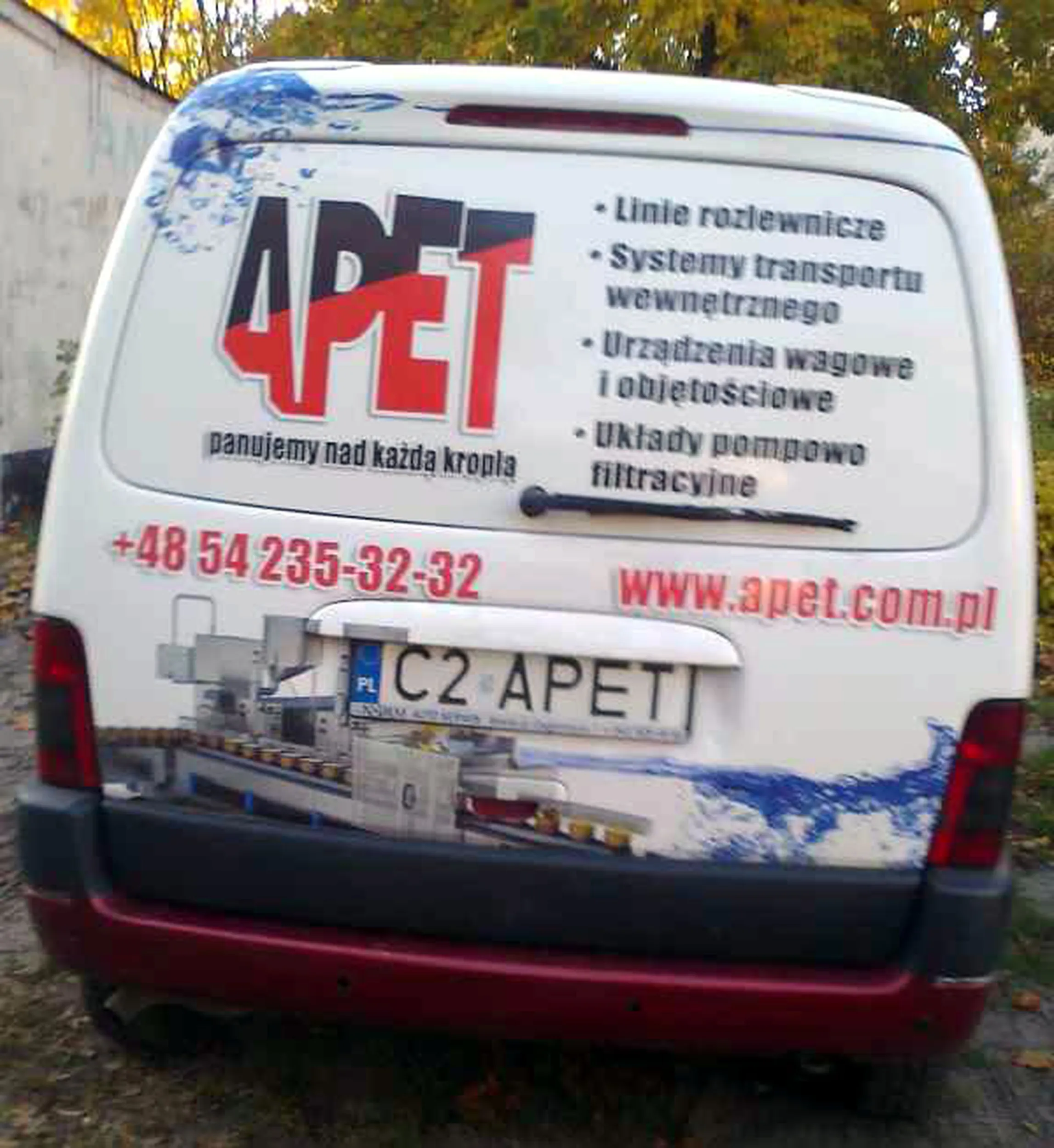 Fajny numer, blacha C2 APET