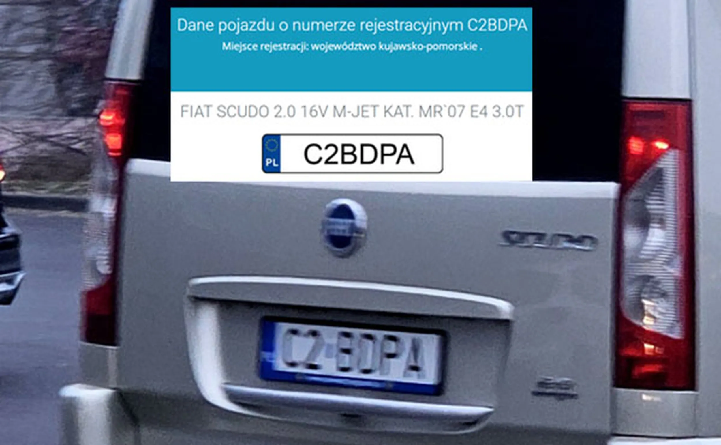 Fajny numer, blacha C2 BDPA