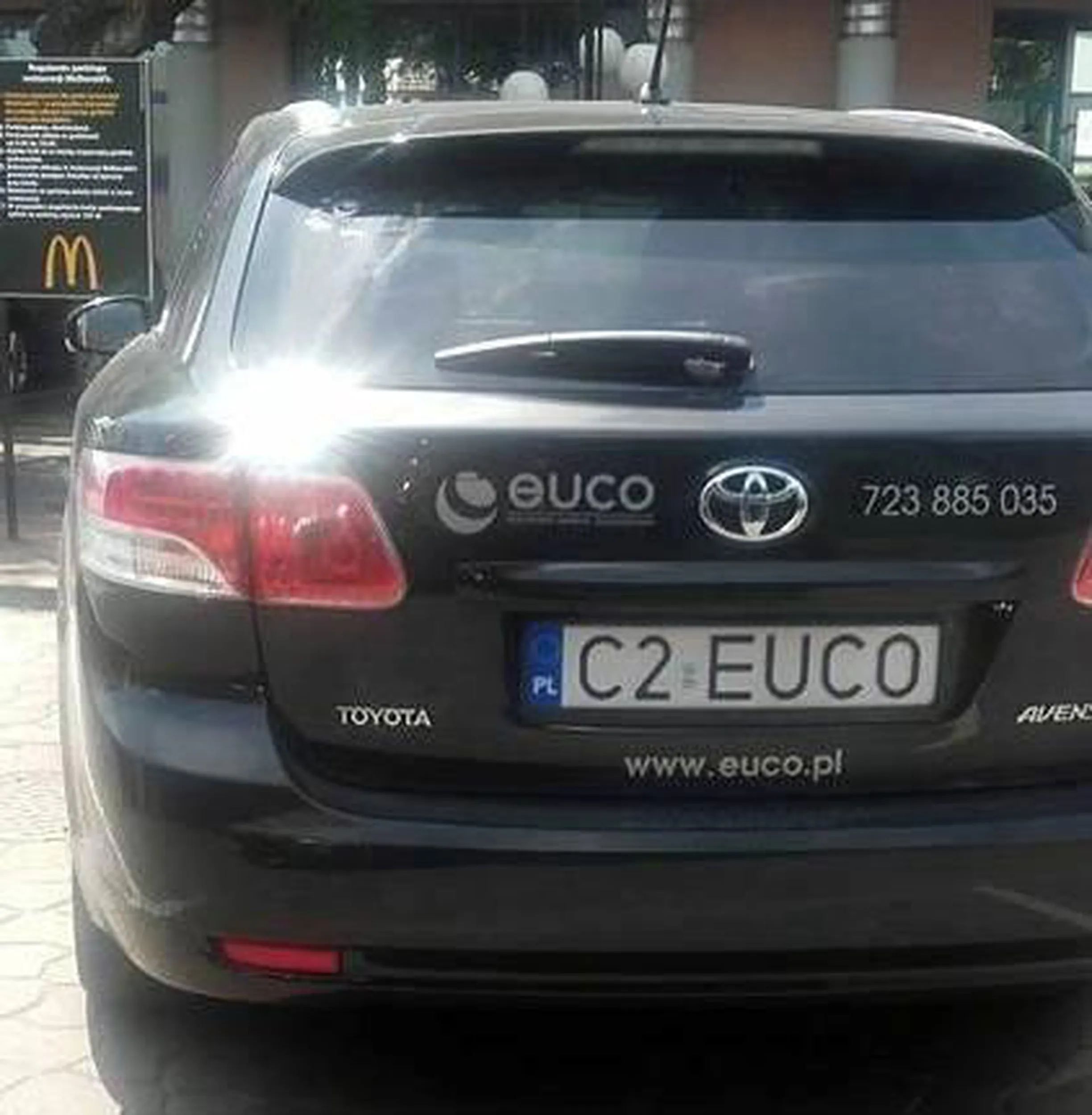 Fajny numer, blacha C2 EUCO