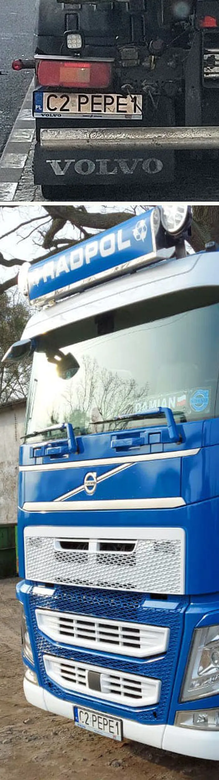 Fajny numer, blacha C2 PEPE1