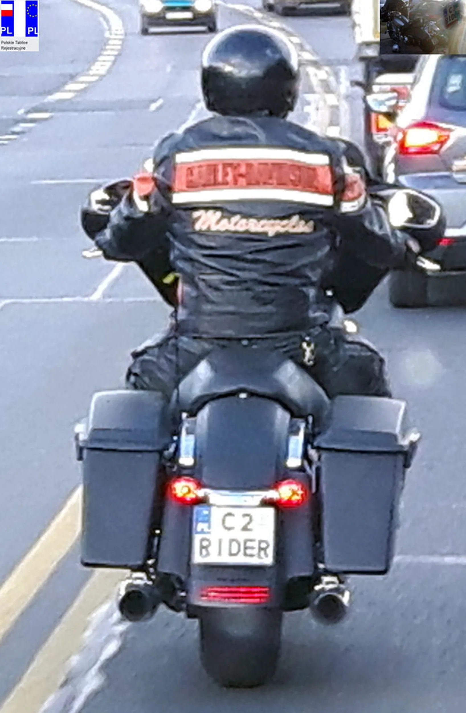 Fajny numer, blacha C2 RIDER