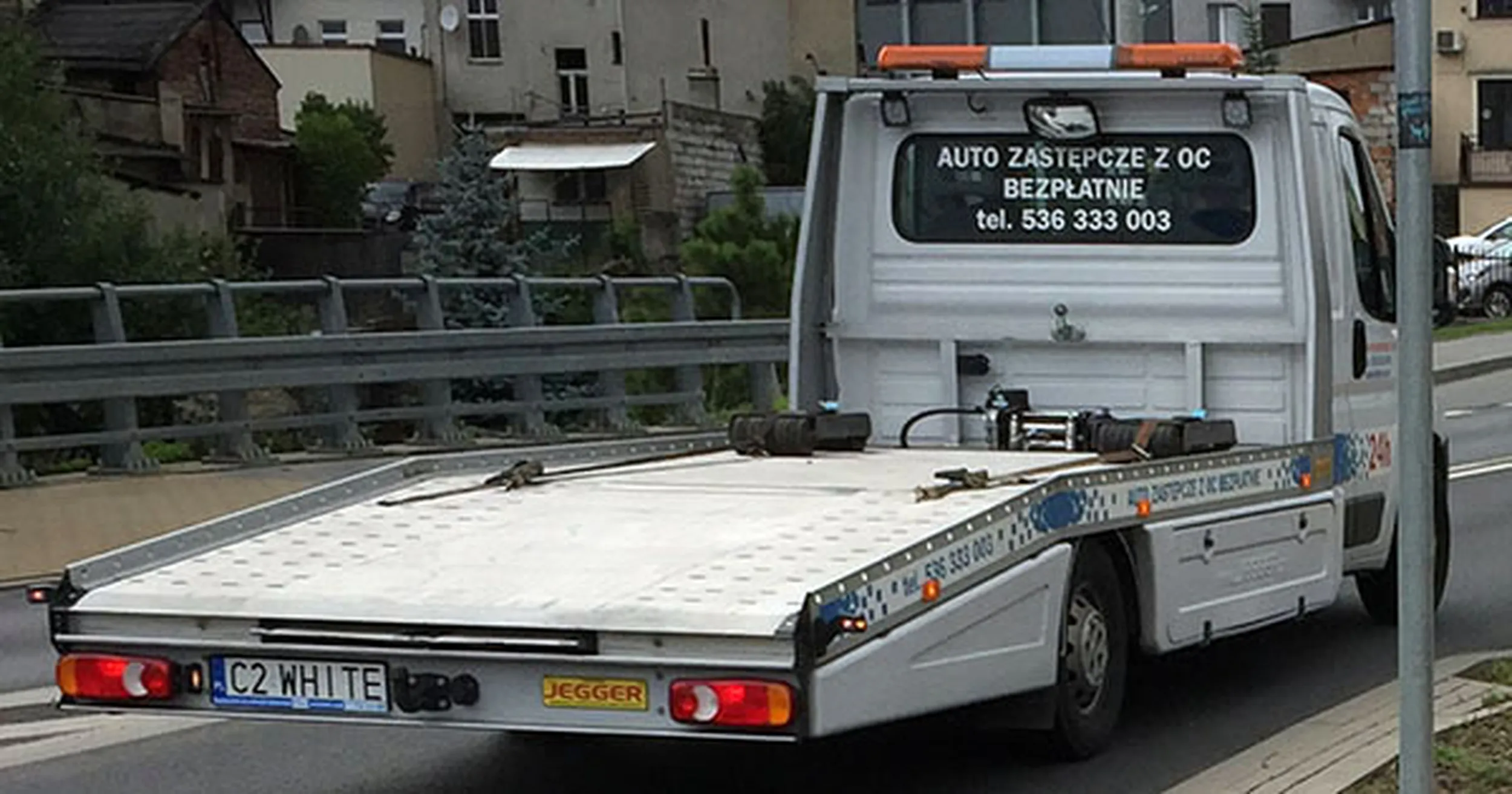 Fajny numer, blacha C2 WHITE