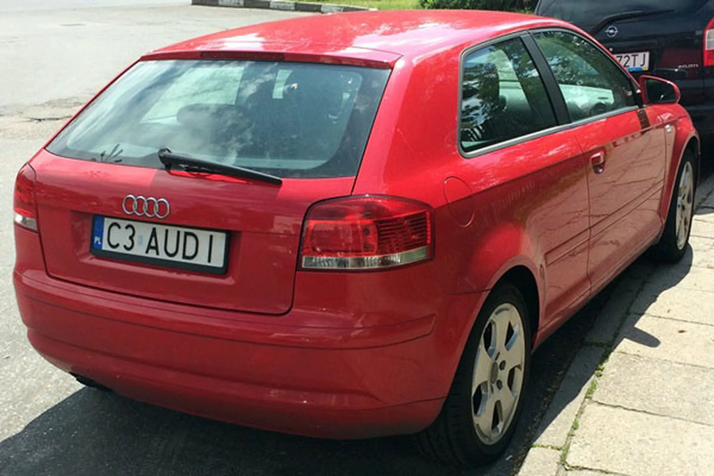 Fajny numer, blacha C3 AUDI