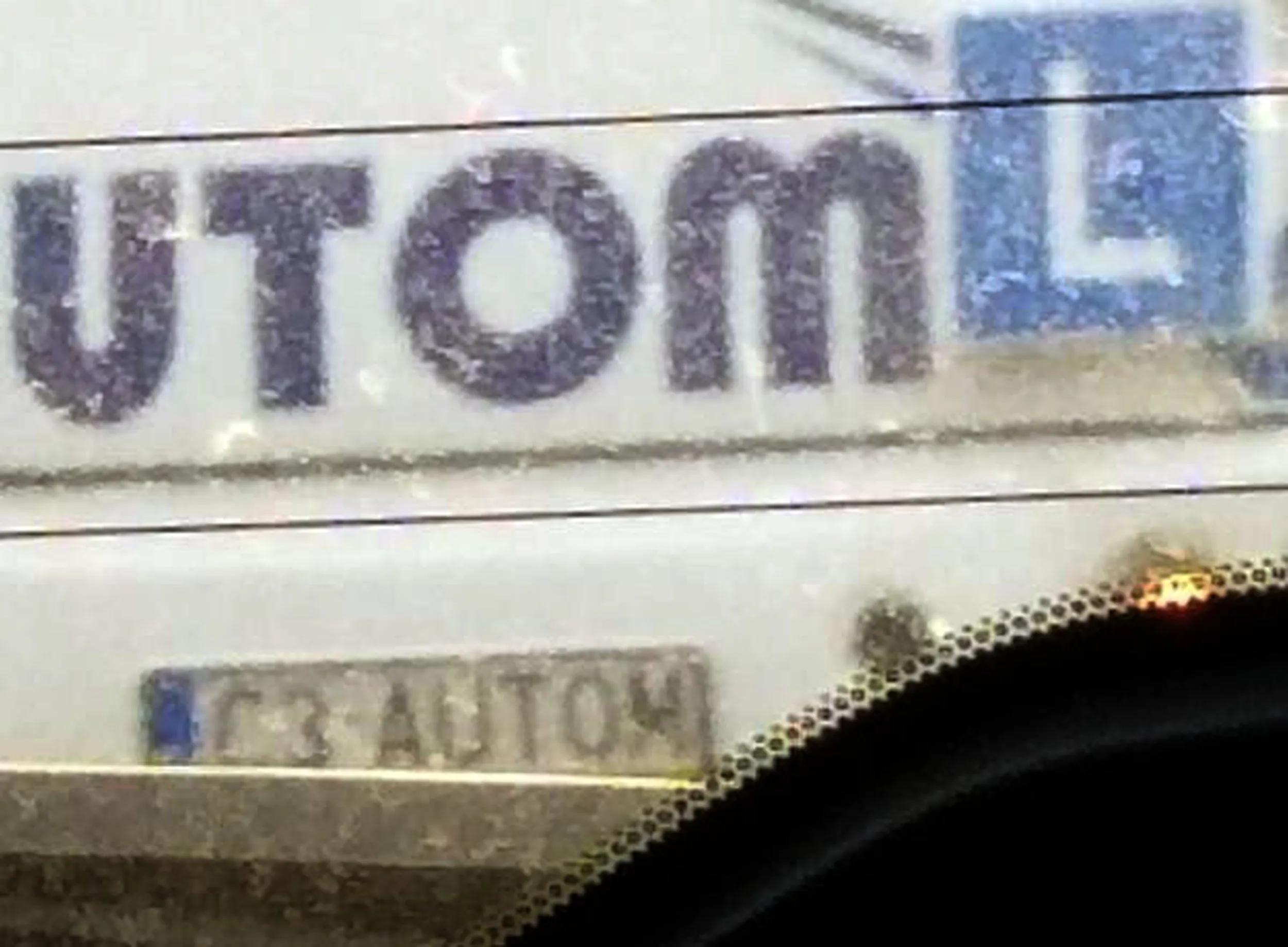 Fajny numer, blacha C3 AUTOM