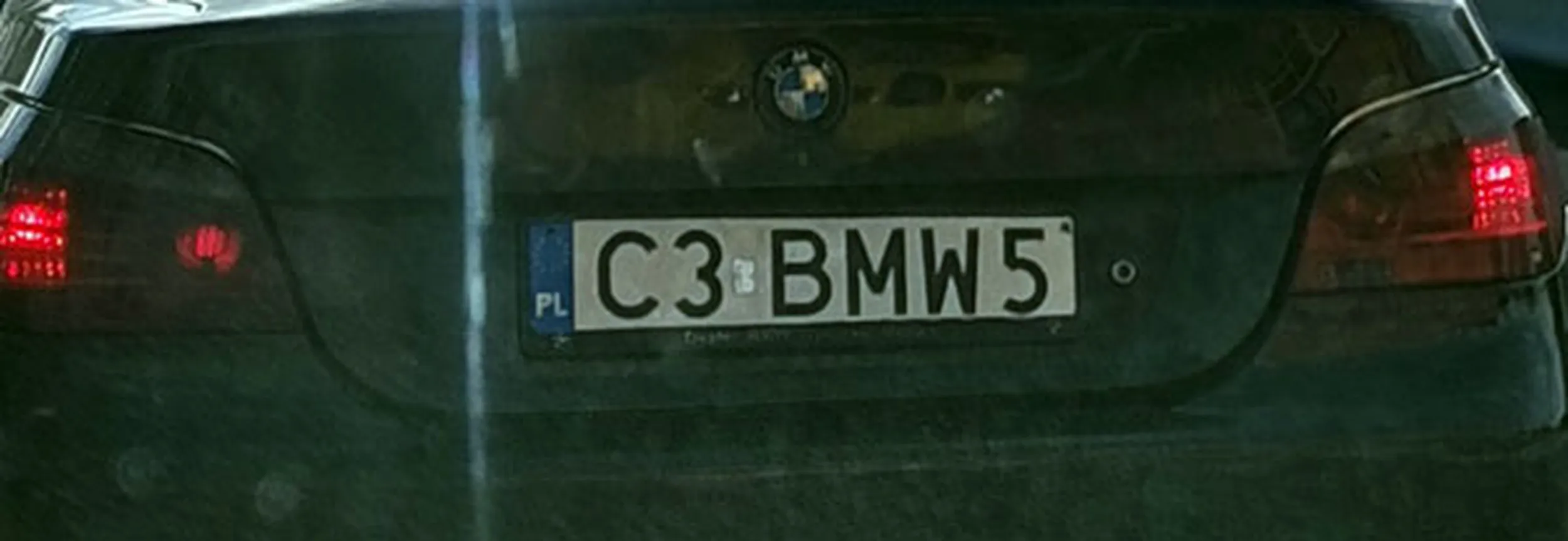 Fajny numer, blacha C3 BMW5