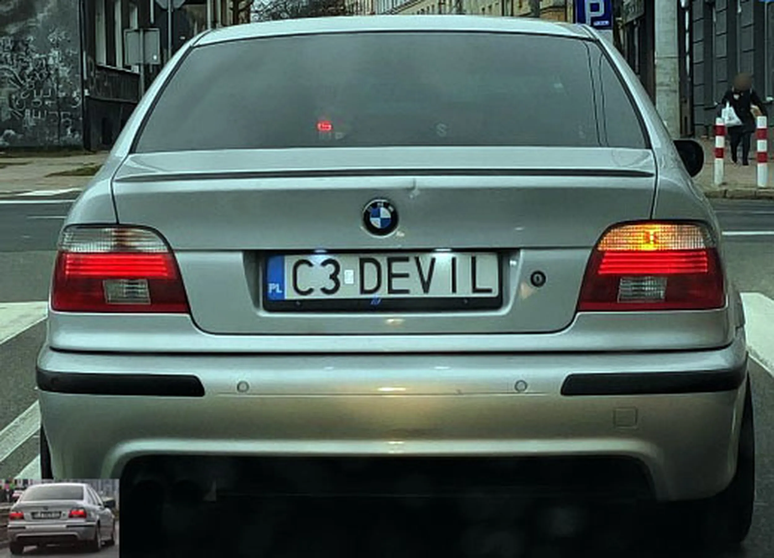 Fajny numer, blacha C3 DEVIL