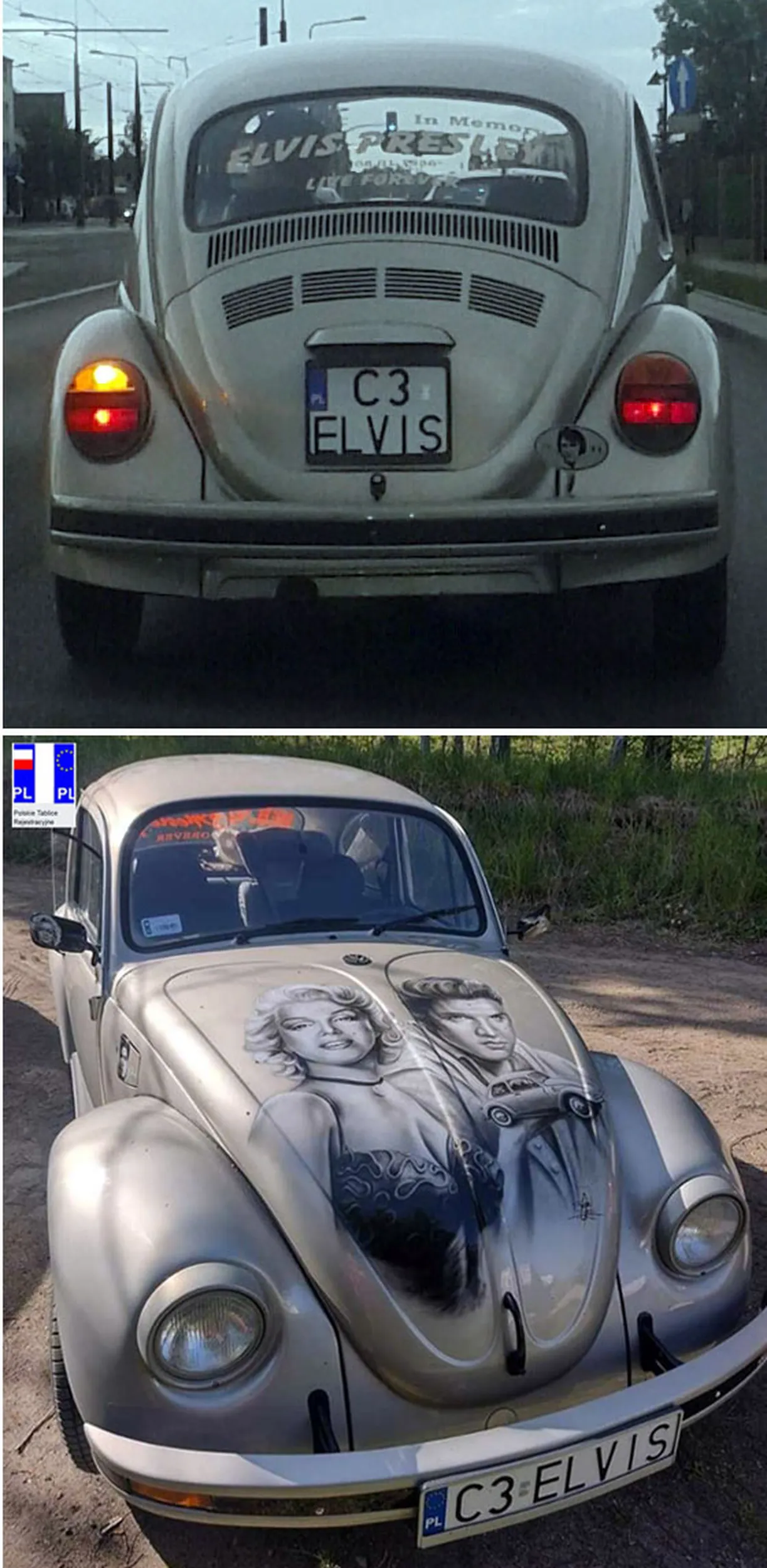 Fajny numer, blacha C3 ELVIS