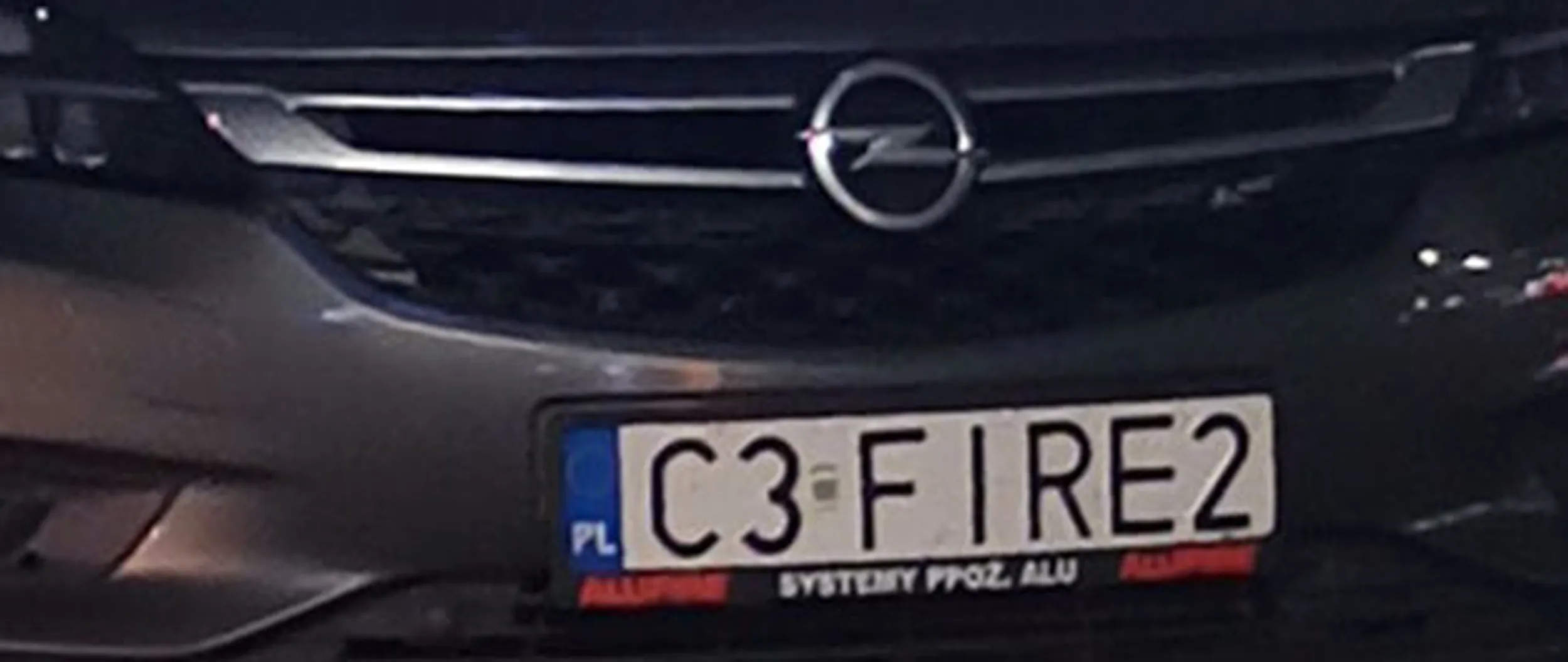 Fajny numer, blacha C3 FIRE2