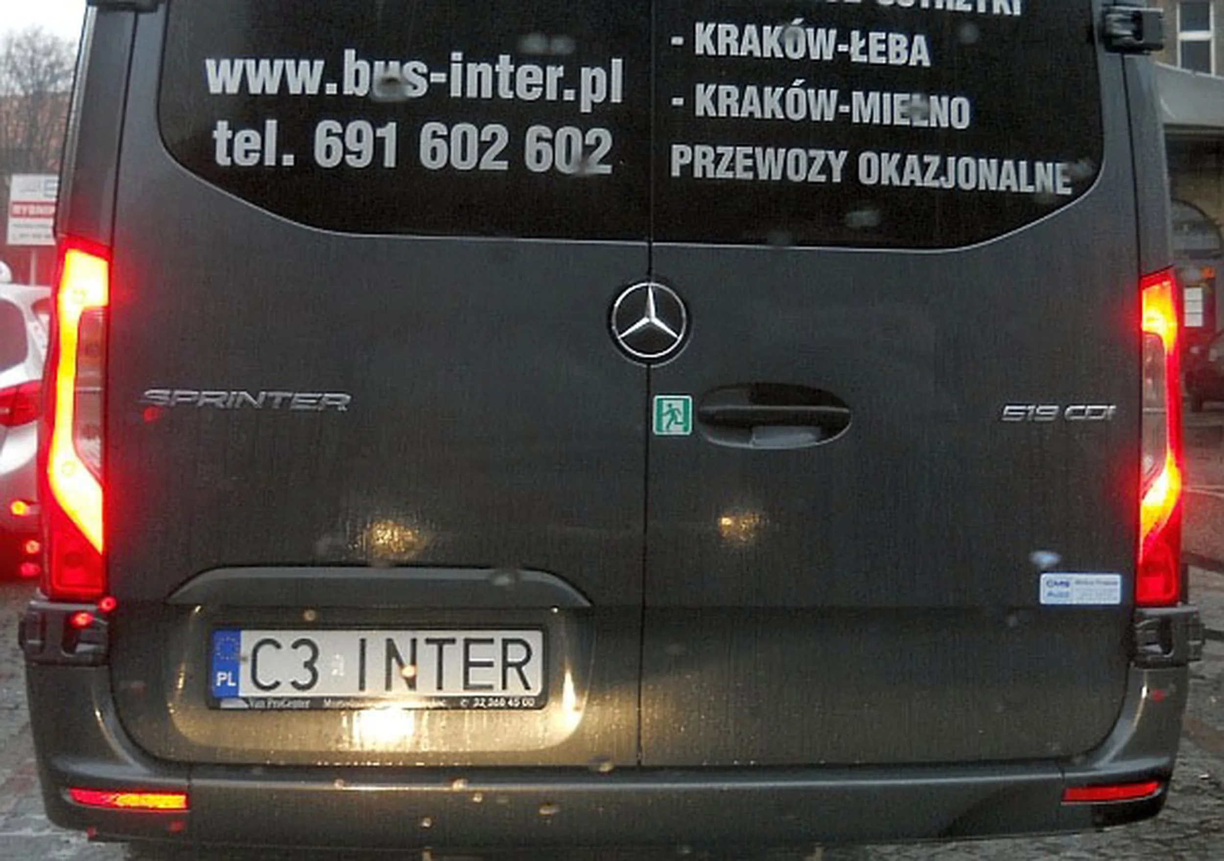 Fajny numer, blacha C3 INTER